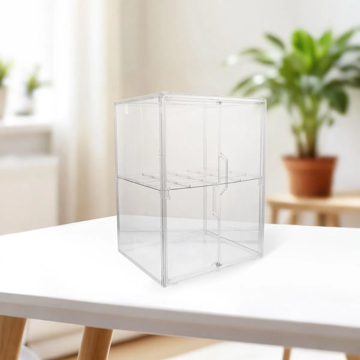 Abaodam Babyflaschen Aufbewahrungsständer aus Acryl mit 2 Ebenen und Platzsparendem Design für Babyflaschen Sauger und Zubehör im Badezimmer oder Schrank