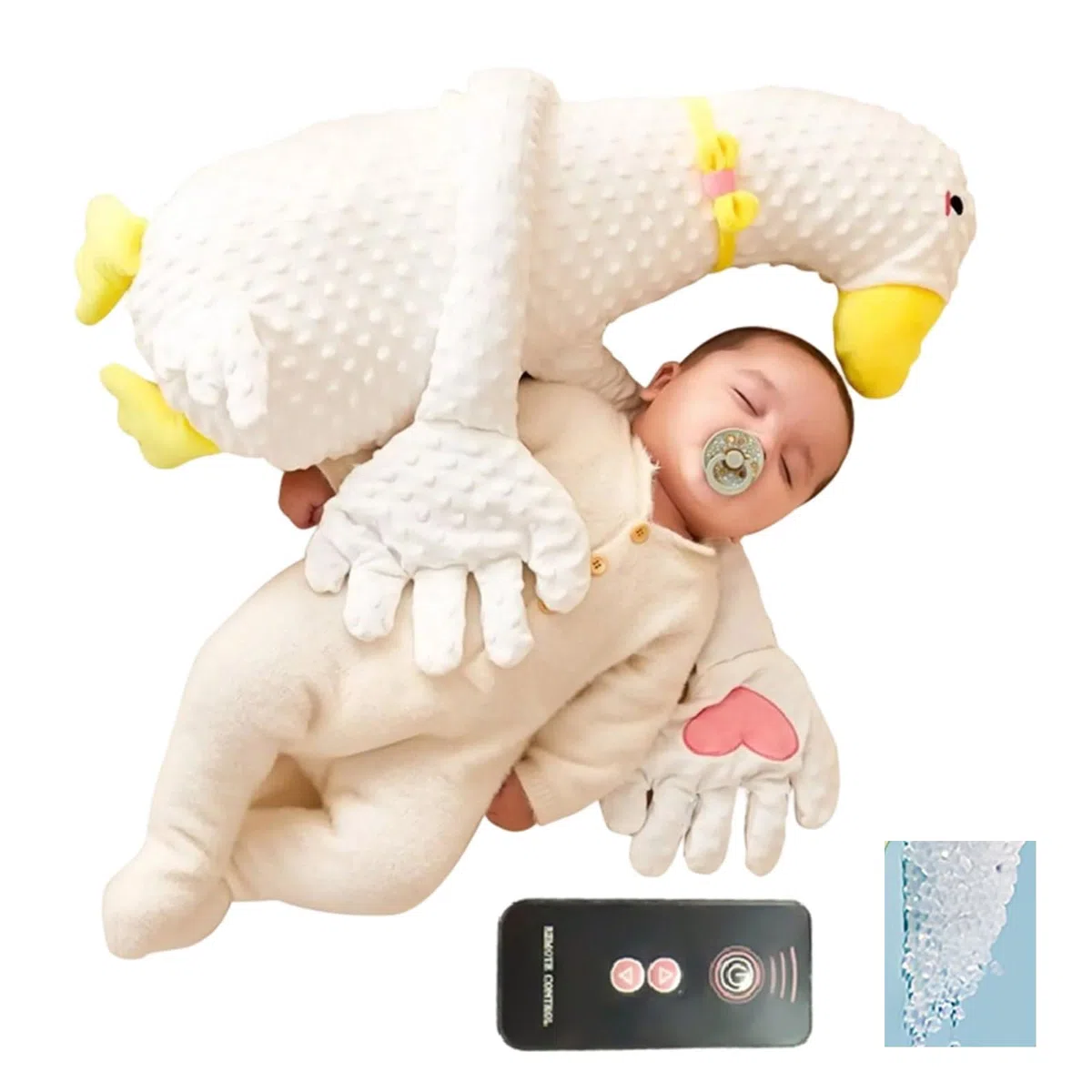 Automatisch klopfender Baby Schnuller, schöne Cartoon Stimmung, beruhigende, Schlafhelfer, ergonomisches Design für Neugeborene, Baby Beruhigungskissen