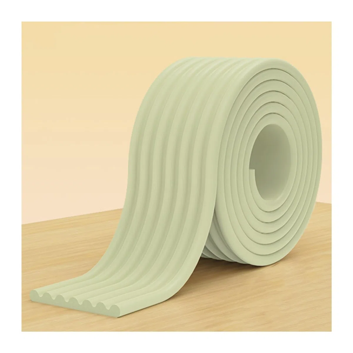 Eckenschutz, 199,9 cm Kantenschutz für Babysicherheit, Schaumstoff-Stoßstange für Möbel, Tisch, Kamin, Schränke, Schreibtisch - Klebestreifen
