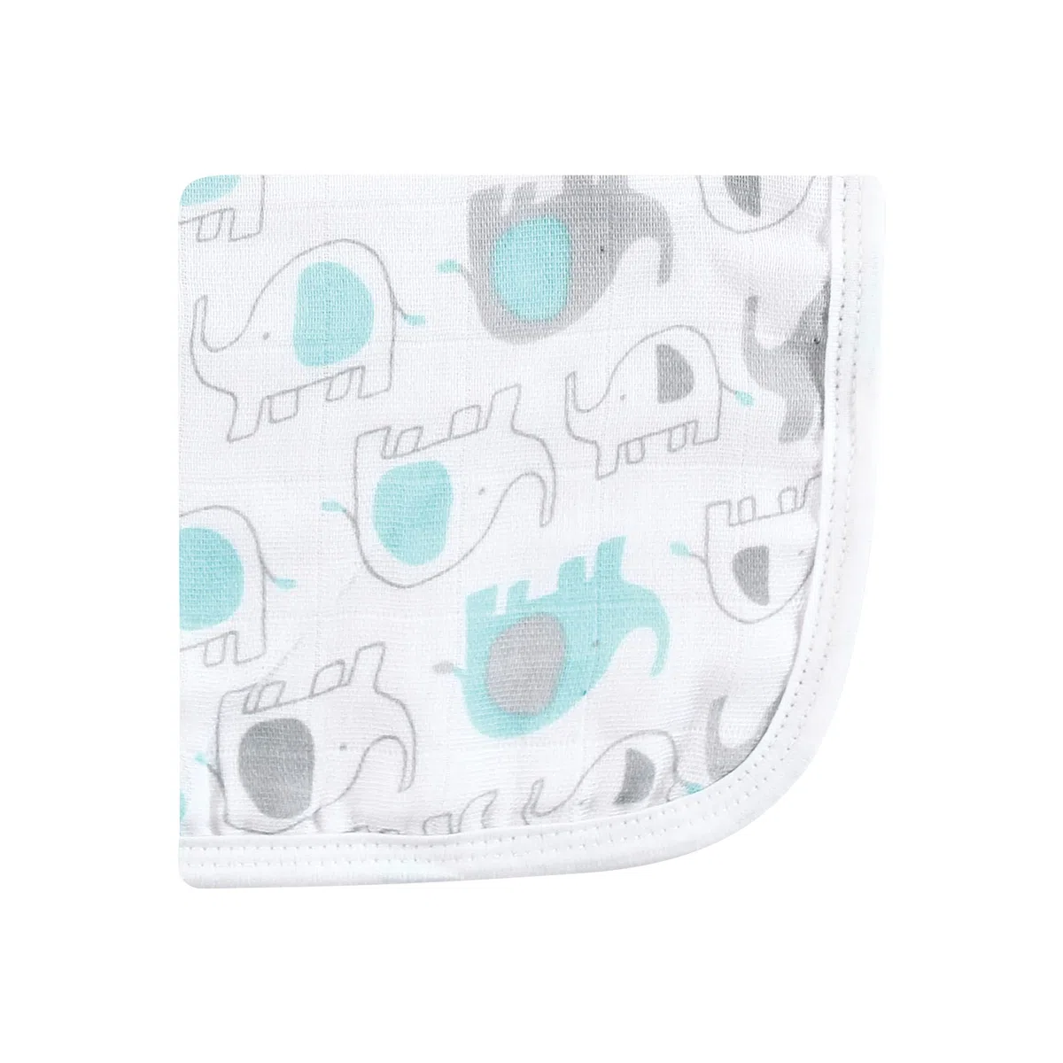 Luvable Friends Unisex Baby Musselin Waschlappen, Regenbogen, Einheitsgröße