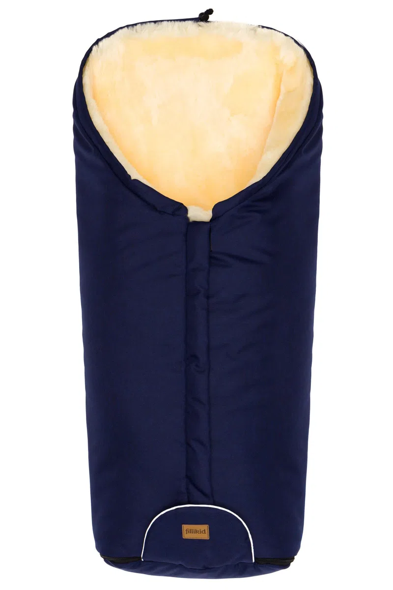 Fillikid Winterfußsack Tacama Exklusiv, Lammfell | Für Kinderwagen & Buggy, atmungsaktiv, wind- & wasserabweisend