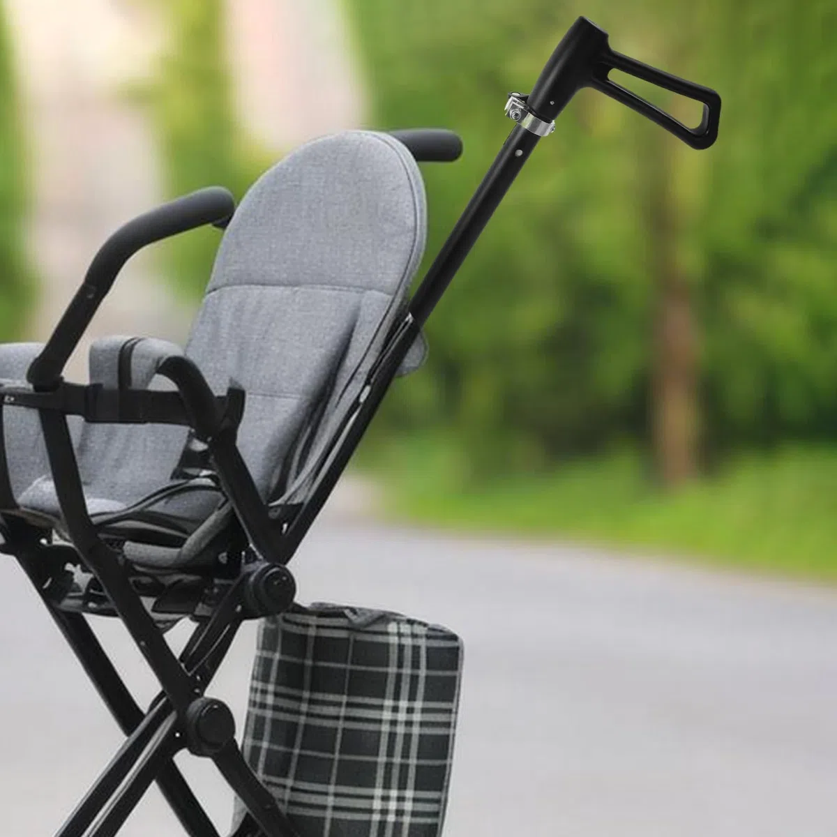 Scooter Schieberwagen Kinderwagengriff Für Kleinkinder Kinderwagen Zubehör Kleinkind Schiebeauto Griff Säuglings Schiebeauto Griff Kunststoff Schwarz