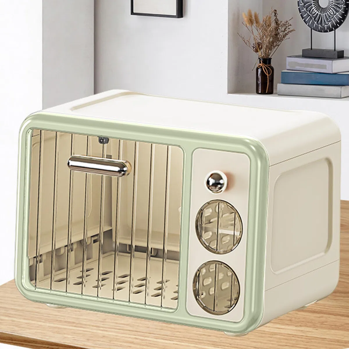 Organisator für Babyflaschen - 37 cm Aufbewahrungsregal | PP+PET Trennwanne - Ausziehbarer Ablauforganisator für Babyflaschen, Tassen und Küchenzubehör, langlebig und praktisch