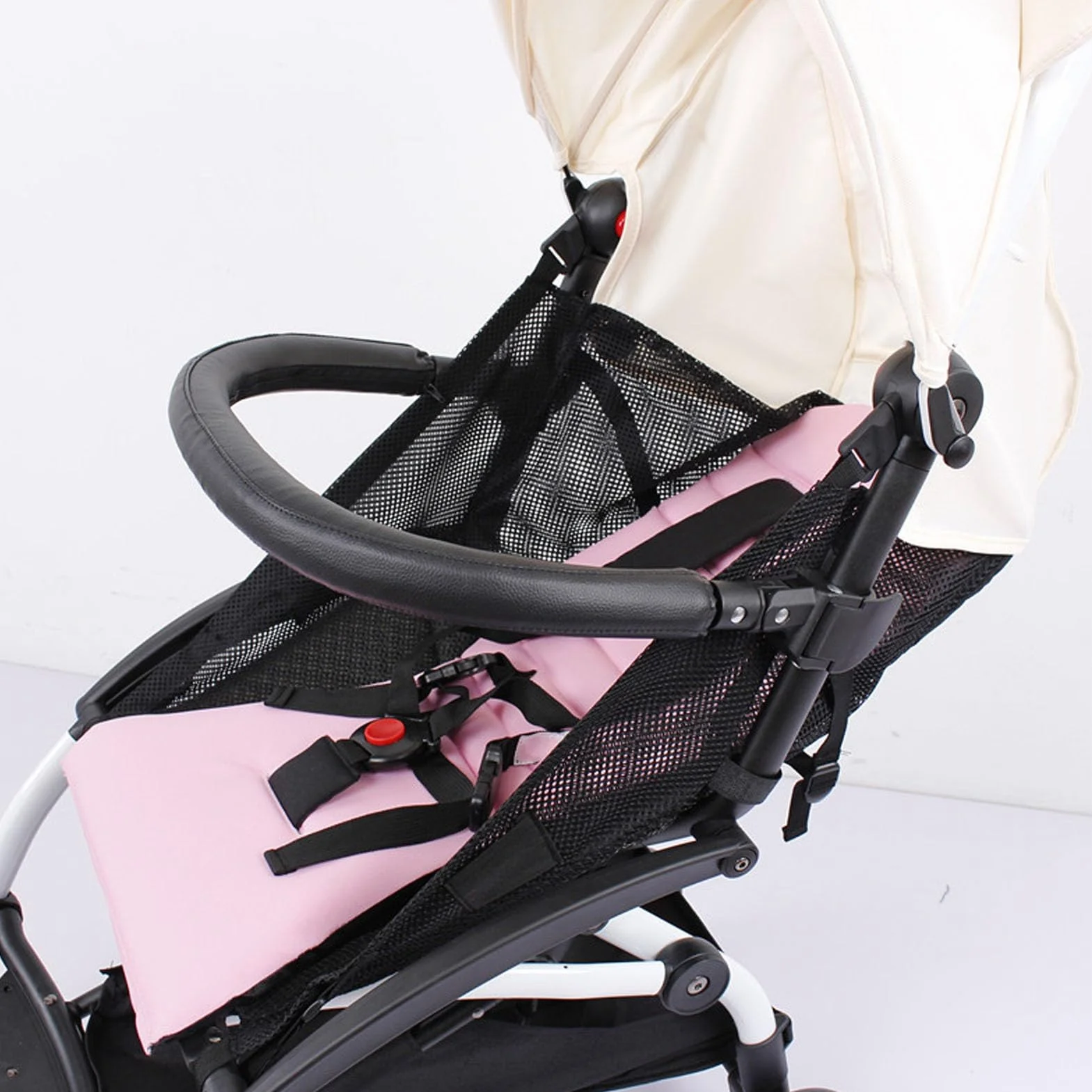 Verstellbarer Kinderwagen-Stoßbügel Für Bequemen Halt, Universelle Kinderwagen-Armlehne Mit Silikongriff Für Bugaboo Uppababy Joolz