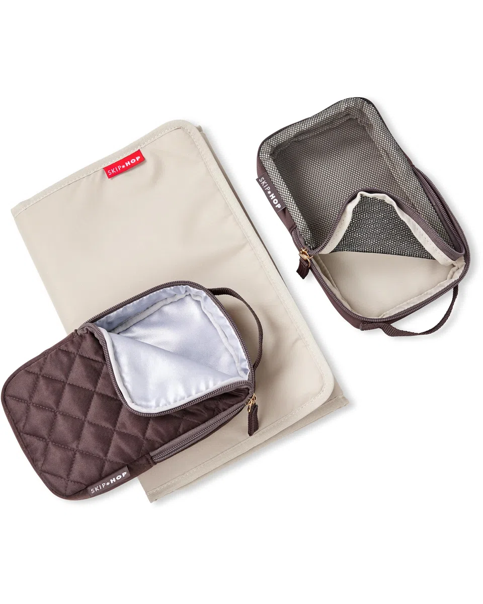 Skip Hop FORMA Multifunktions-Wickelrucksack für Babys mit Wickelunterlage und Kinderwagenhalterung, Schokoladenbraun, schokoladenbraun
