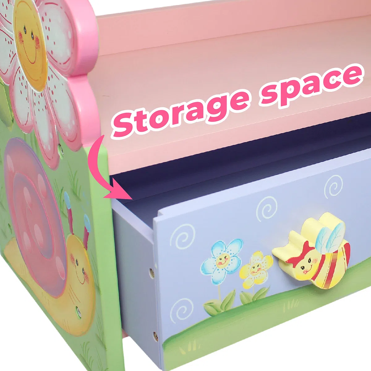 Kinderbücherregal Kinderregal Schlafzimmer Magic Garden Fantasy Fields W-7500A