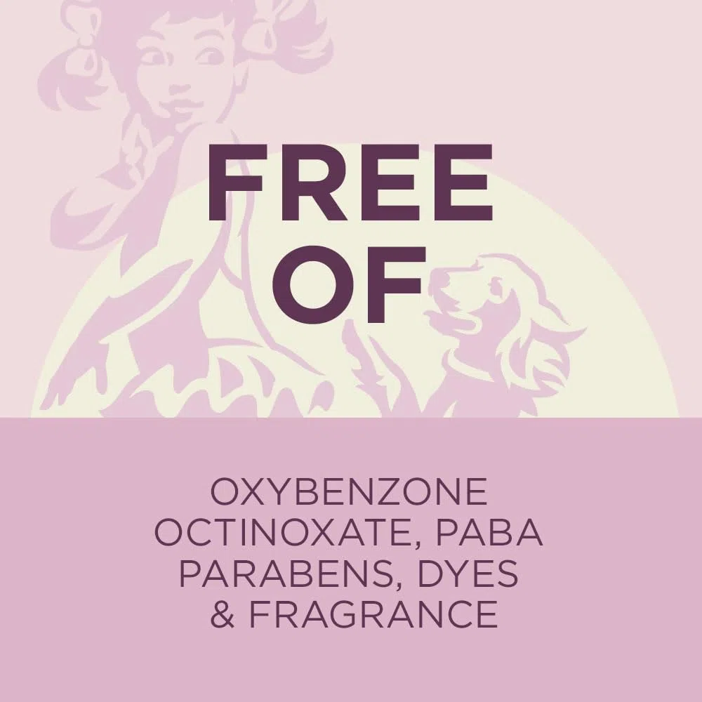 Coppertone Pure and Simple Baby Sonnenschutzlotion LSF 50, Zinkoxid, mineralischer Sonnenschutz für Babys, hypoallergen und reißfrei, 180 ml Flasche