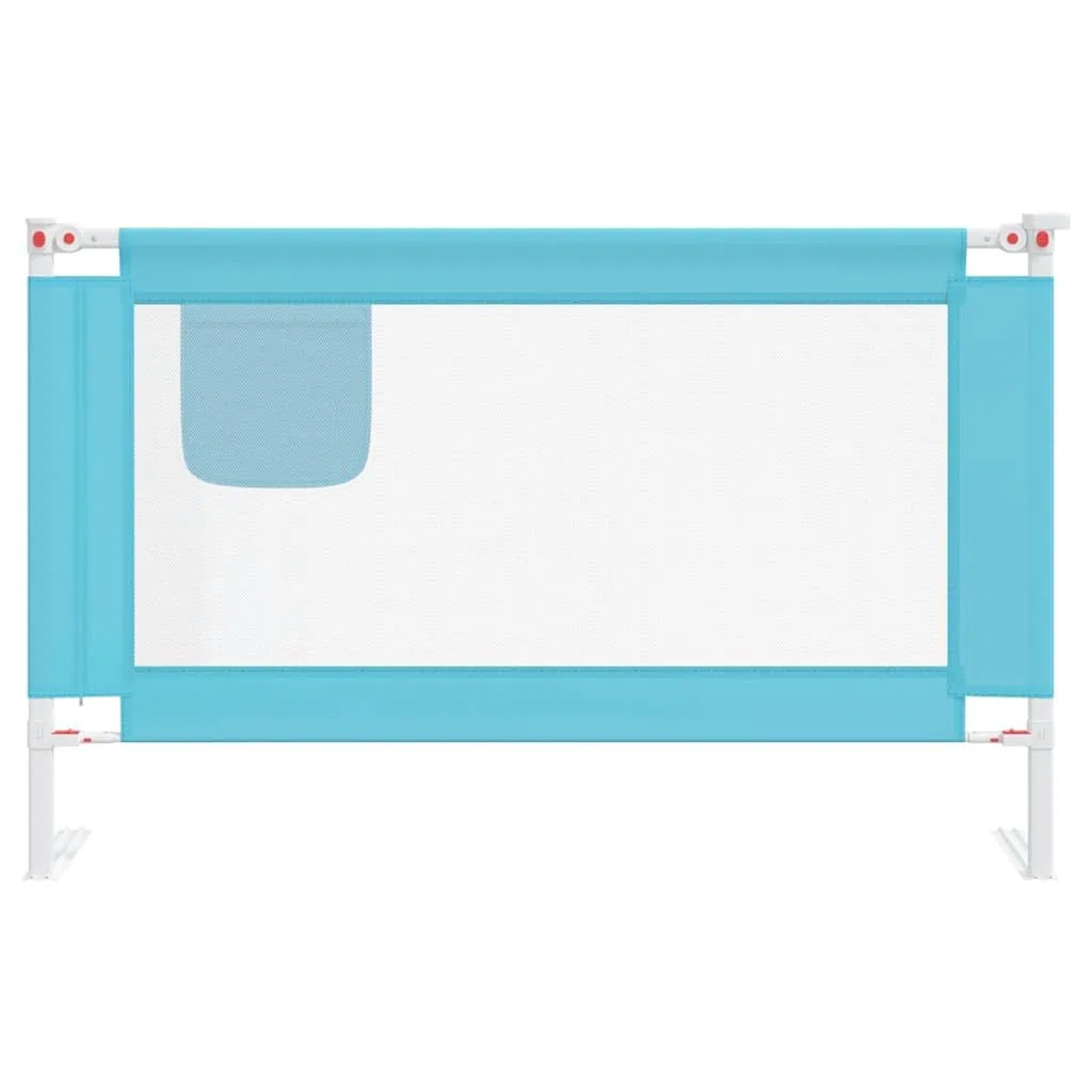 Generisch Kleinkind-Bettschutzgitter Blau 120x25 cm Stoff,Baby & Kleinkind,Babysicherheit,Baby-Bettschutzgitter,10209