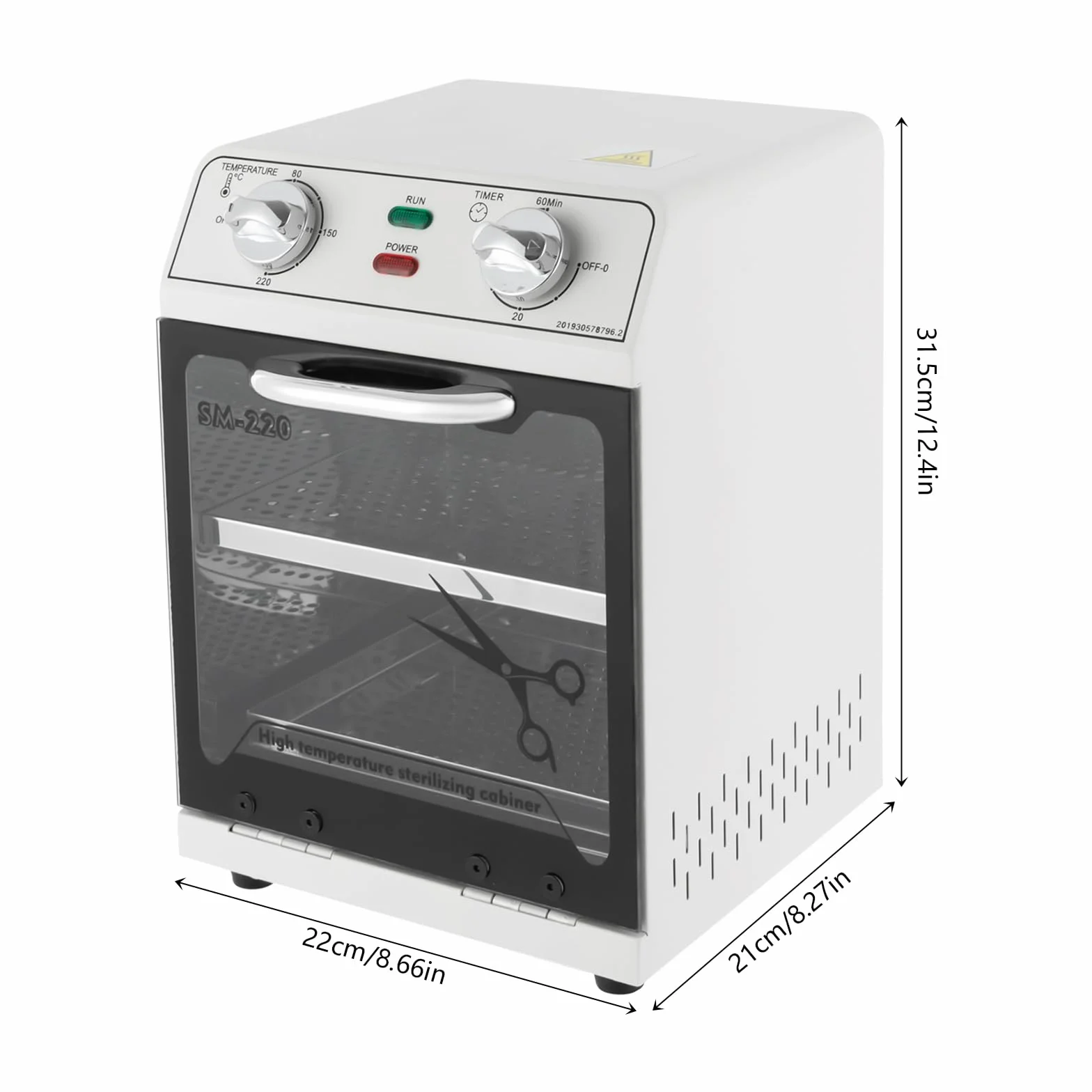 Hochtemperatur-Werkzeug-Desinfektionskabinett, Hochtemperatur-Sterilisator, Sterilisator für Restaurants, Küchen, Wohnzimmer, Friseure
