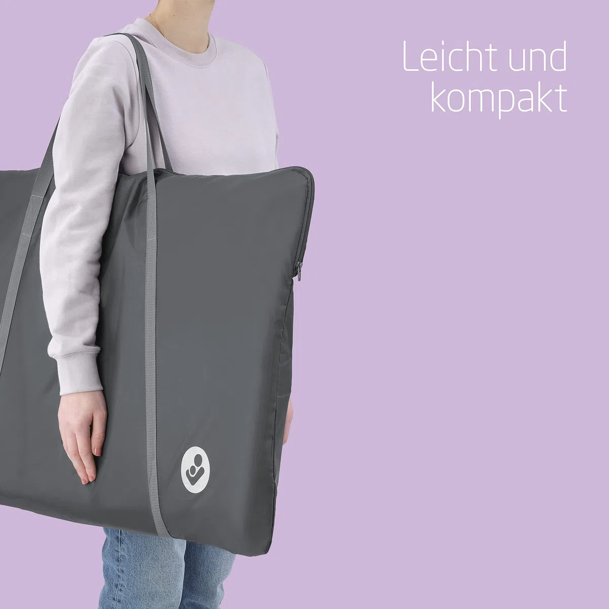 Maxi-Cosi Tori 2-in-1-Beistellbett, Krippe, 0 bis ca. 6 Monate, 0–9 kg, kompakt zusammenklappbar, leicht, 5 Höhenstufen, tragbares Beistellbett mit atmungsaktivem Netzgewebe, Beyond Graphite