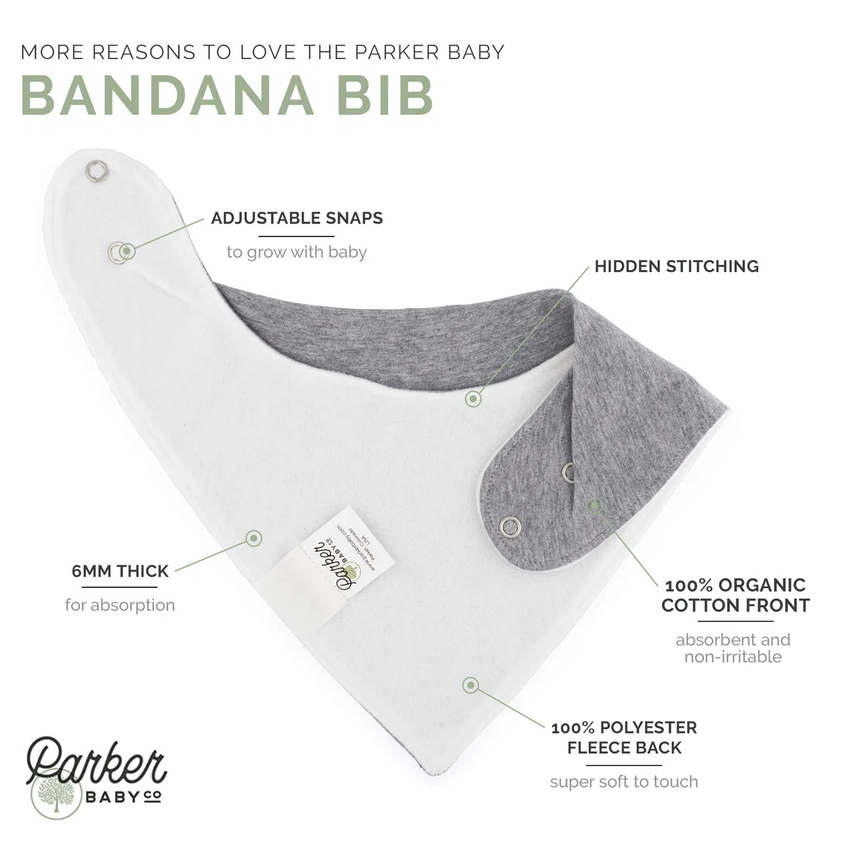 The Good Baby Parker Baby Bandana Sabberlätzchen - 8er Pack Baby Lätzchen für Jungen Mädchen Unisex Lunar Set, Lunar, Einheitsgröße