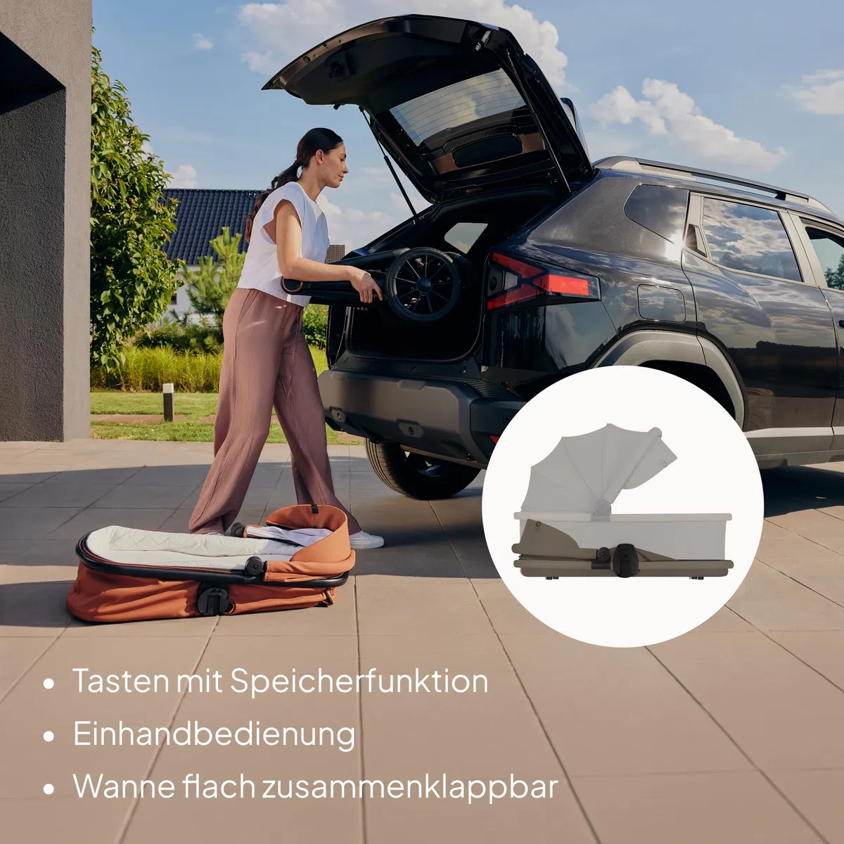 Lionelo Layla Kinderwagen 3 in 1 (0-4 Jahre, 0-22 Kg) Reisesysteme Set mit Babyschale I-Size 40-87 Cm, Babywanne und Sportsitz, Liegeposition, Federung, PU-Räder, UPF50+ Verdeck