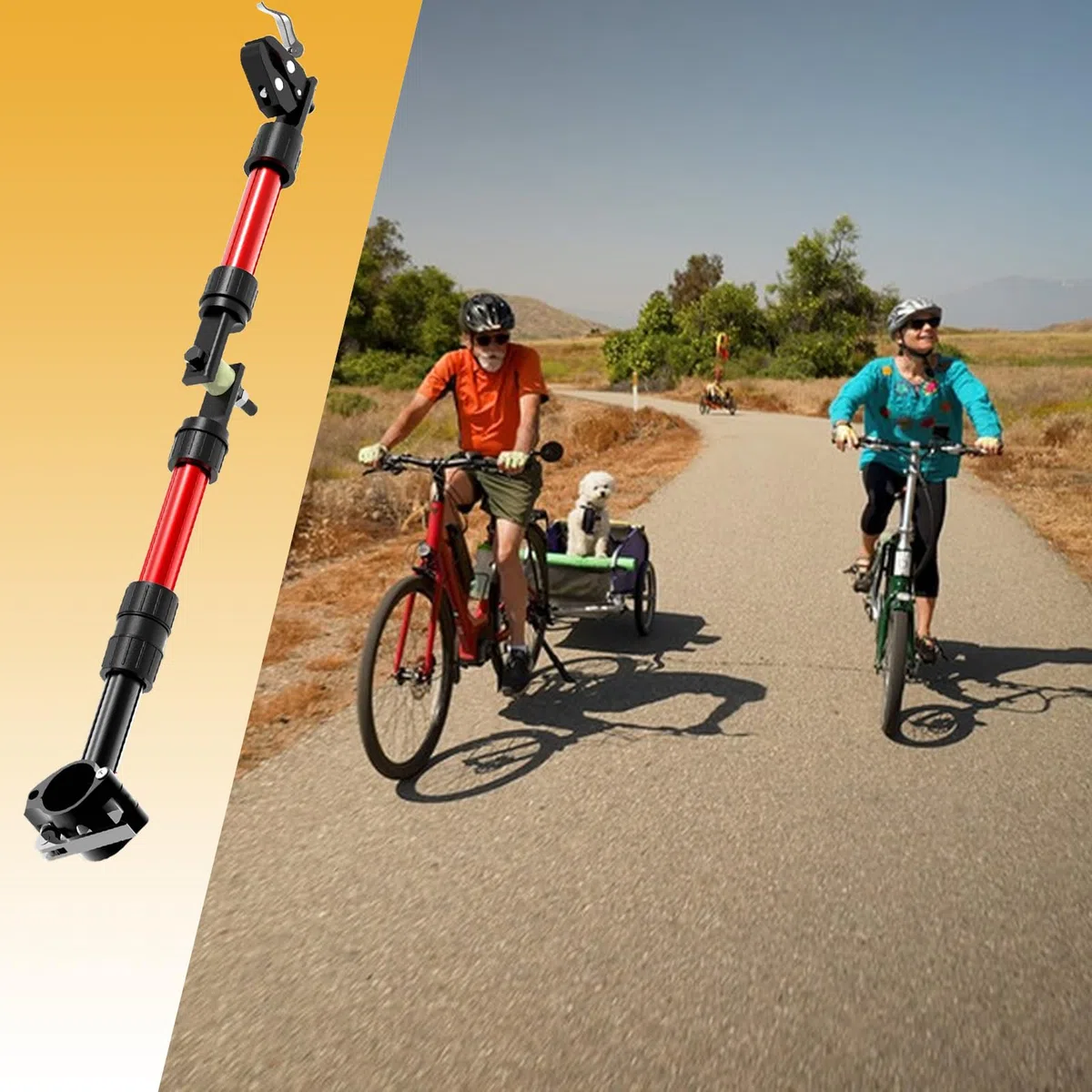 Anhängerkupplung für Fahrradanhänger, Adapter für Kupplung | Fahrradzubehör aus Legierung mit 270-Grad-Drehung für den Transport von Kindern, Lasten, Haustieren und im Freien
