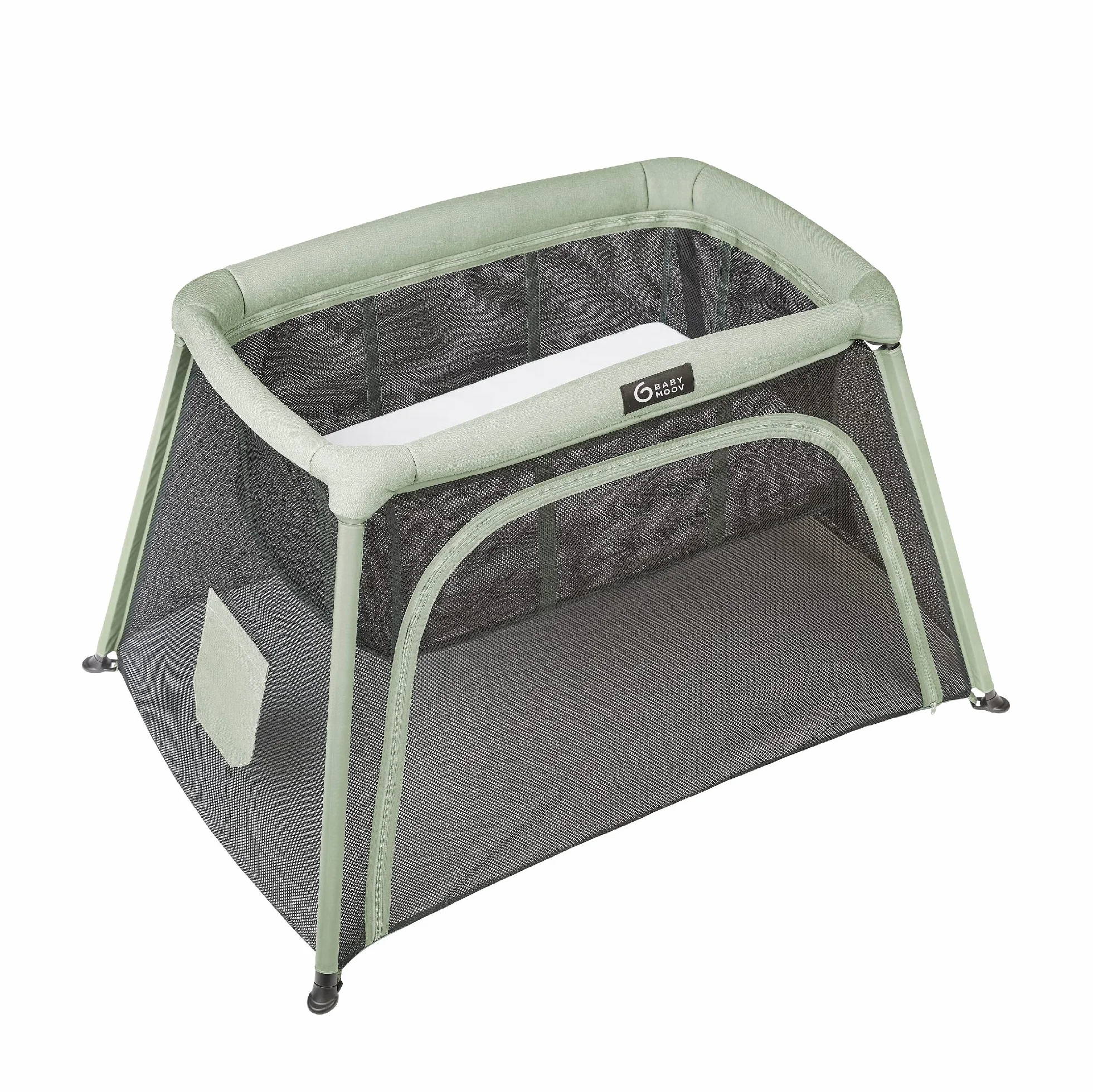 Babymoov Moov & Comfy 3-in-1 Reisebett für Babys und Kleinkinder - bis 20kg, mit zwei Ebenen, Beistellbett für Neugeborene