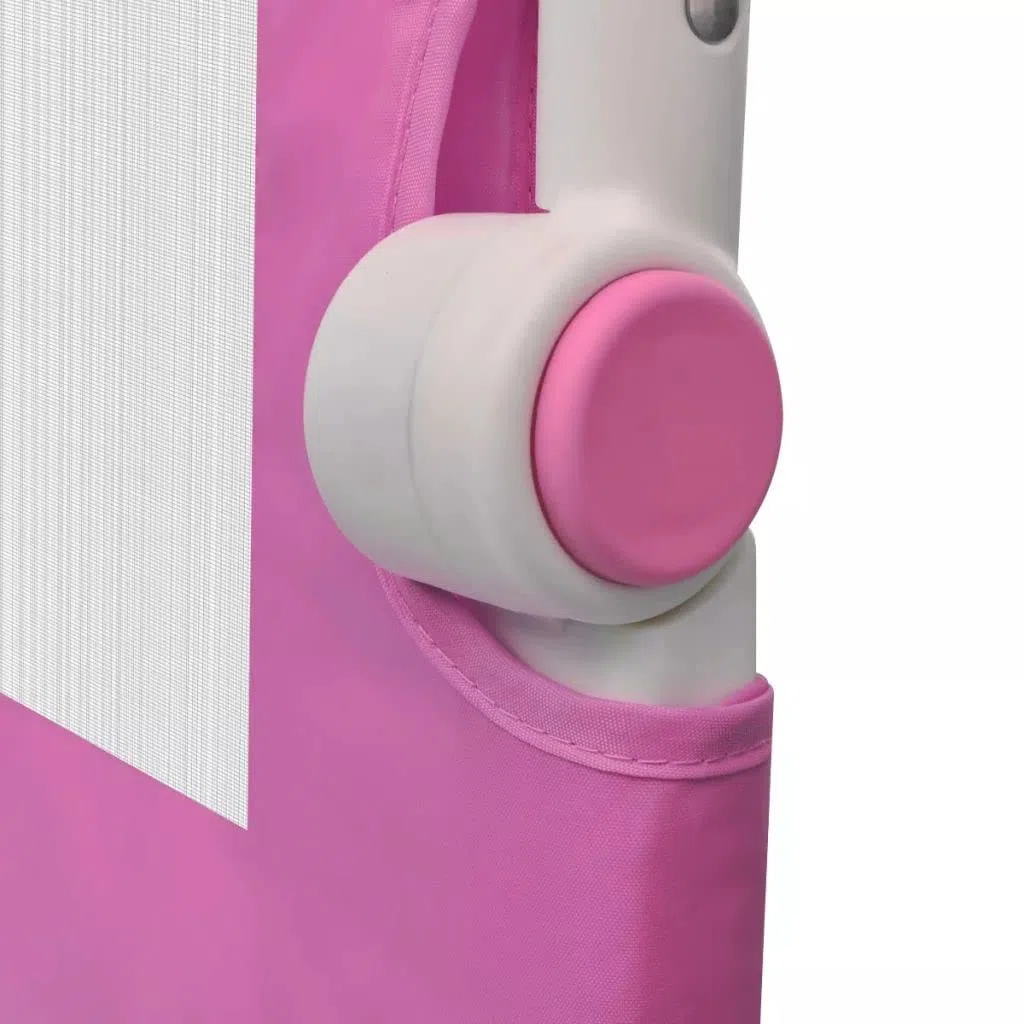 1Stk Bettgitter Kleinkinder Rausfallschutz Bett, höhenverstellbares Klappbar Bettschutzgitter Mit Durchsichtigem Netzgewebe, Rausfallschutz, Babybettgitter, Kinderbettgitter, Bettschutzgitter, Rosa