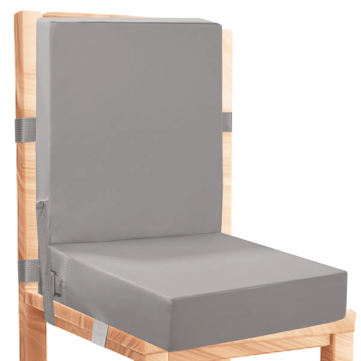 Sitzerhöhung Stühle Kind für Den Tisch, PU waschbar 2 Stücke Riemen Sicherheitsschnalle Kinder Booster Sitz für Esstisch, tragbare Reise Erhöhen Kissen für Stuhl