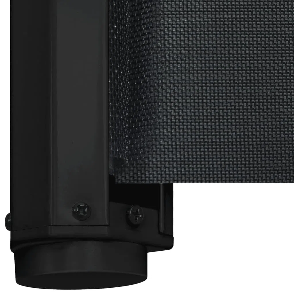 vidaXL Haustier-Barriere Ausziehbar Schwarz 102,5x125 cm