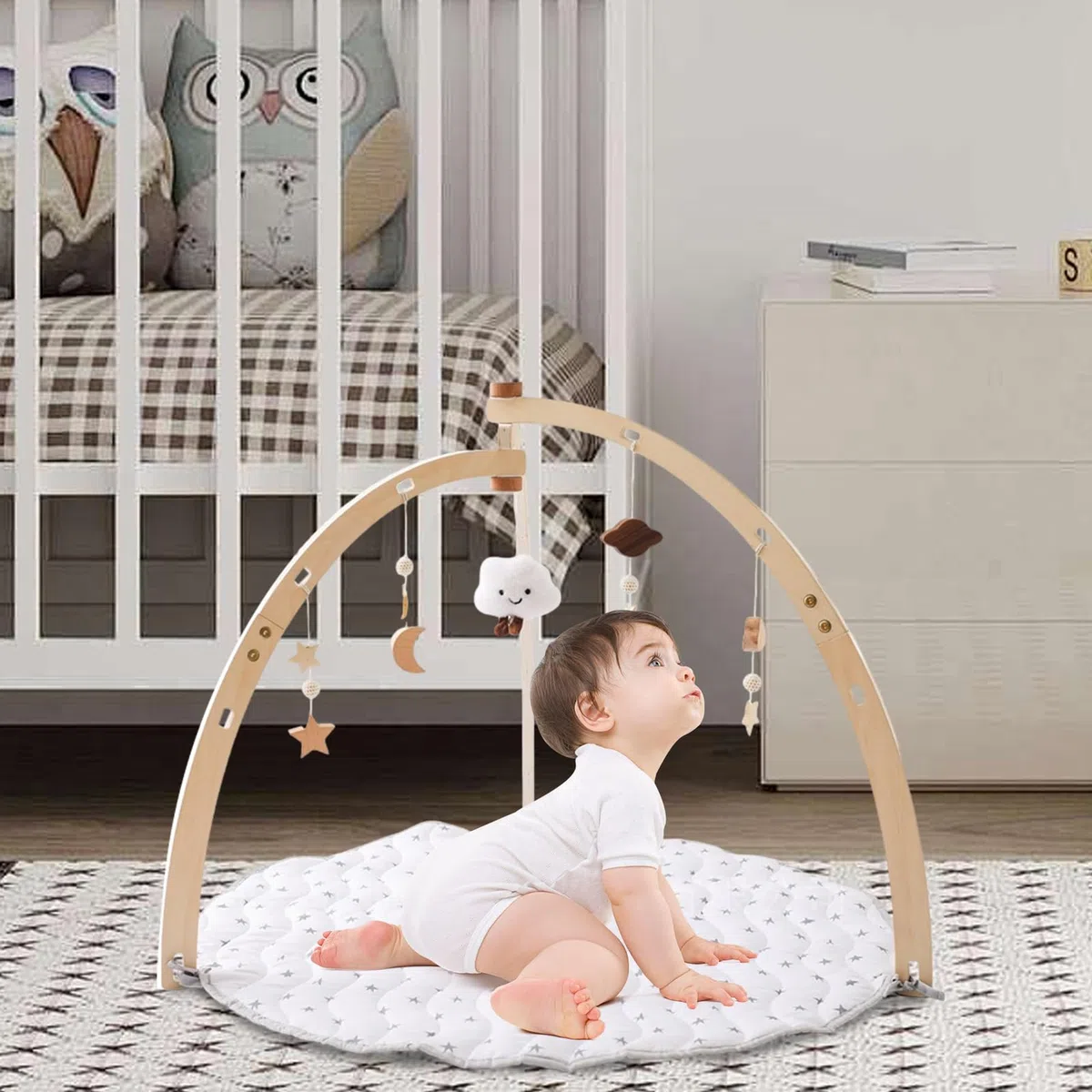 Spielzimmer aus Holz für Kinder, Spielzimmer aus Holz | Innenausstattung - Entwicklung für Kleinkinder - Aktivitätszentrum für Mädchen und Mädchen mit Rahmen