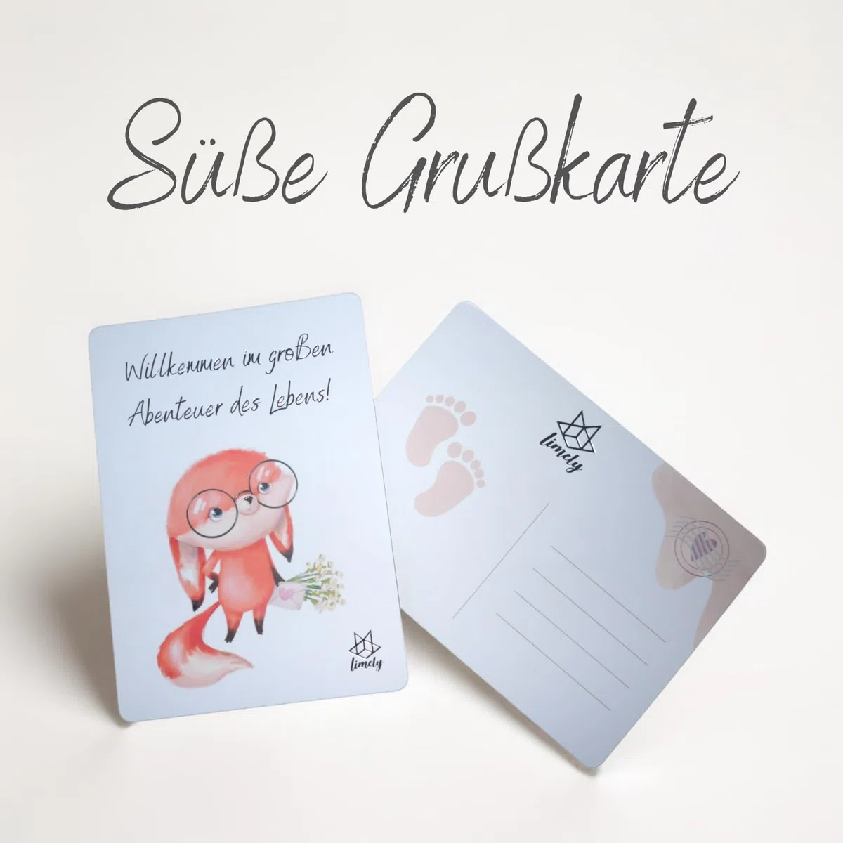 limely©, Windeltorte, Geschenk zur Geburt – Premium Geschenkset mit 16 Pampers Windeln, Bio Mullwindeln, Baby Söckchen, Grußkarte & Geschenkverpackung – Tolles Geschenk für Babyparty (Blau)