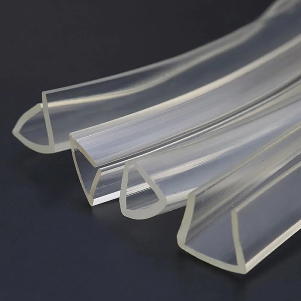 U-Trim Seal transparente Kanalkantenschutzfolie, passend für 0,3 mm-35 mm Silikon-Kantenschutz, Klarglasschutz, Wandeckenschutz