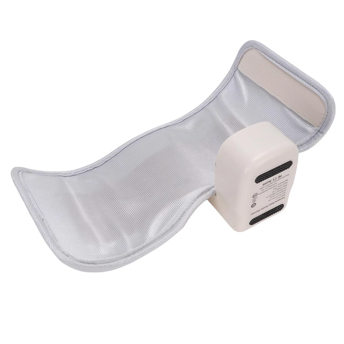 ASHATA USB Wiederaufladbare, Schnelle Flaschenwärmerhülle, Leicht zu Reinigen, Tragbarer Wärmer für Babymilch, 1 X Packung