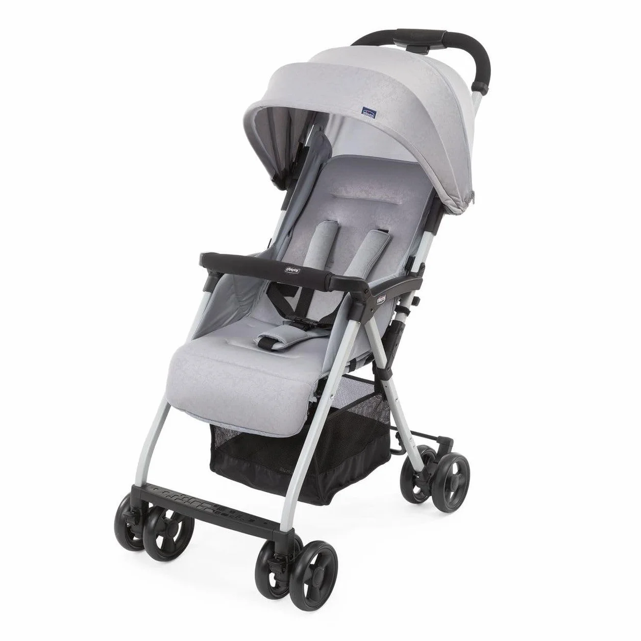 Chicco OHlalà 3 Ultra-Leichtgewicht Kinderwagen von Geburt bis 15 kg, Liege- und Faltbuggy mit großem Einkaufskorb, Kompakt, Regenschutz und Ausziehbares Verdeck