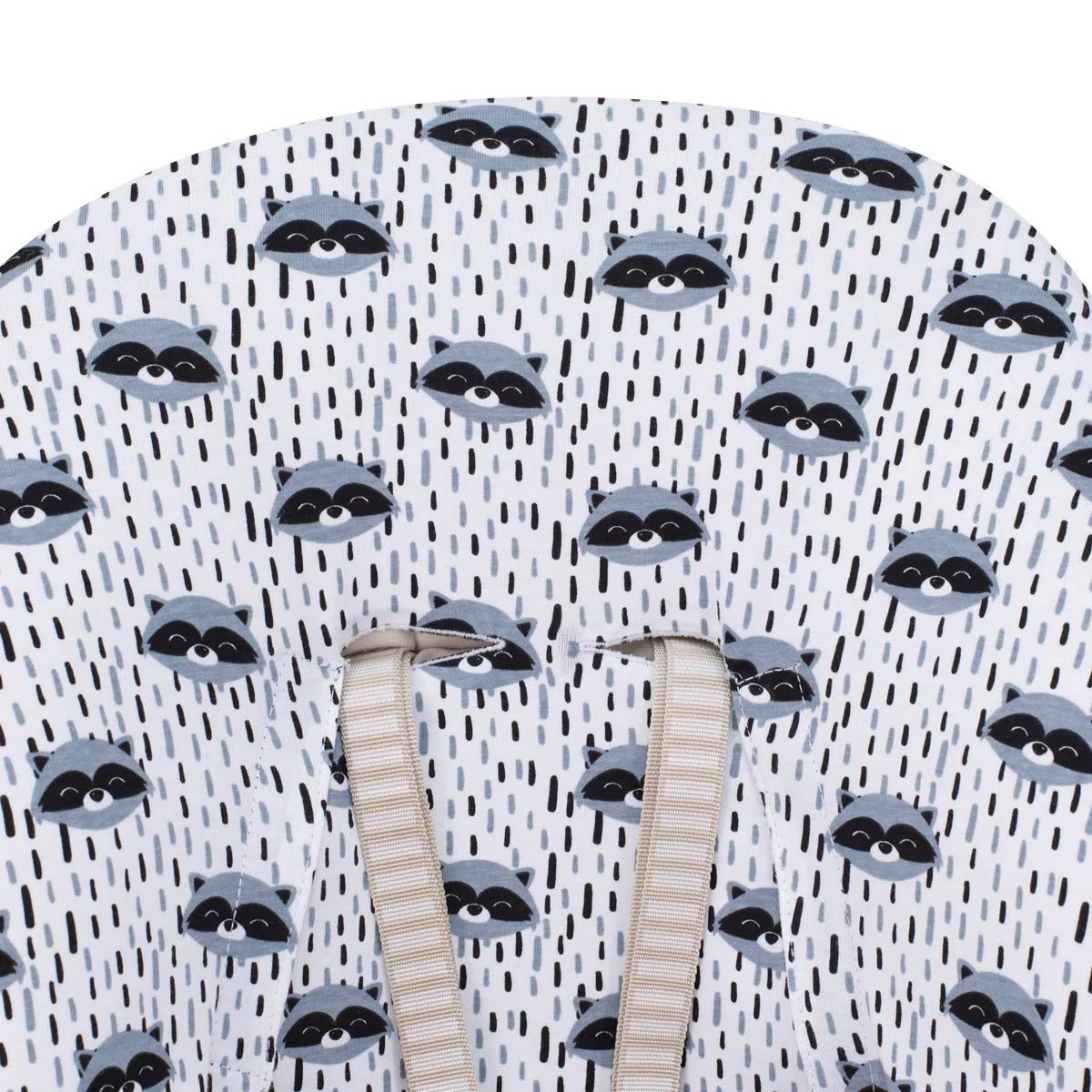 JYOKO Kids Bezug kompatibel mit Stokke Newborn (Raccoon)