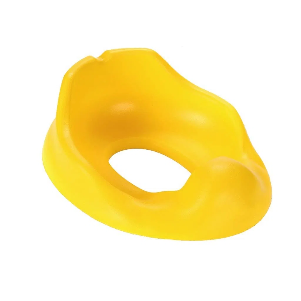 Toilettensitz, Ring Für Toilettentrainer, Bad Tragbar Assistent Töpfchen Rutschfest Sicher Robust Unisex-Kleinkind Toiletten-Trainingssitz Gebündelt WC Trainer (Farbe : Yellow)