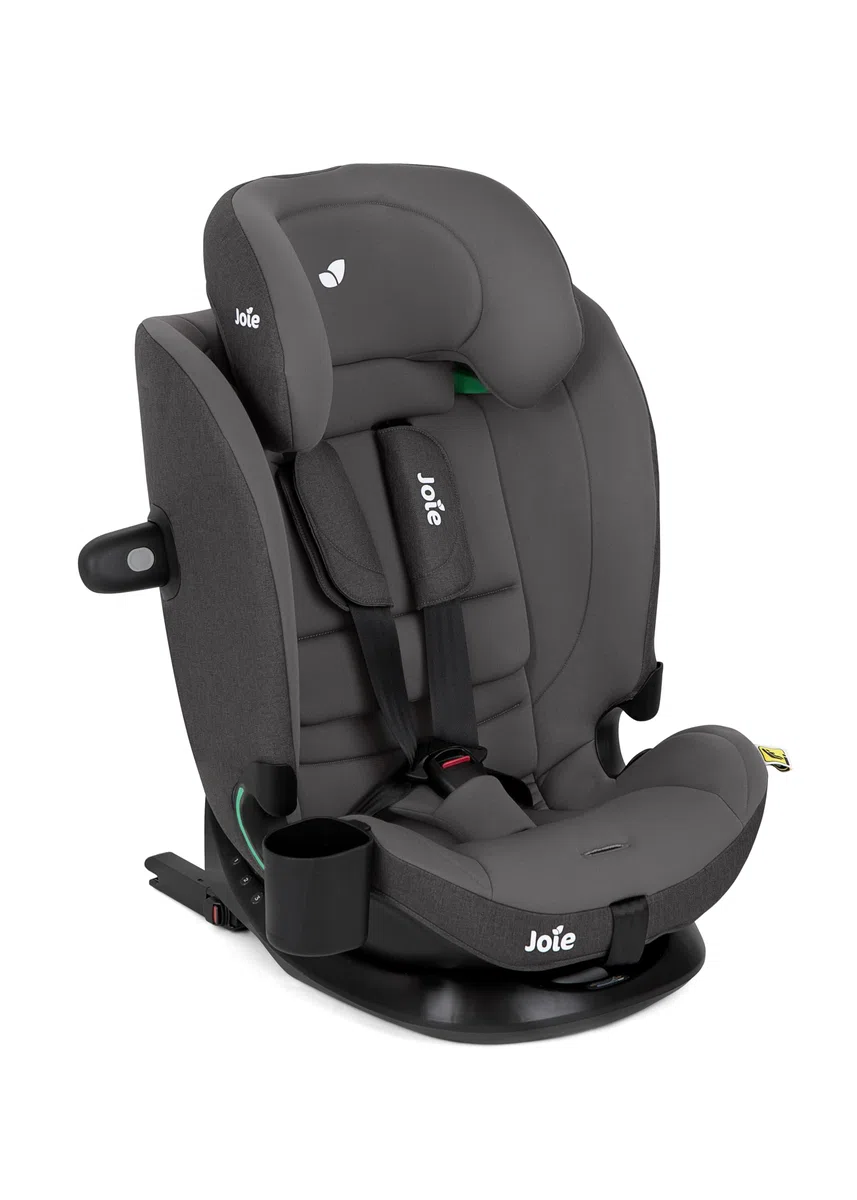 Joie i-Bold R129 i-Size Kindersitz, 15 Monate–12 Jahre (76–150cm), Thunder | Autositz mit Seitenaufprallschutz, GrowTogether™ Kopfstütze und ISOFIX für maximale Sicherheit unterwegs.