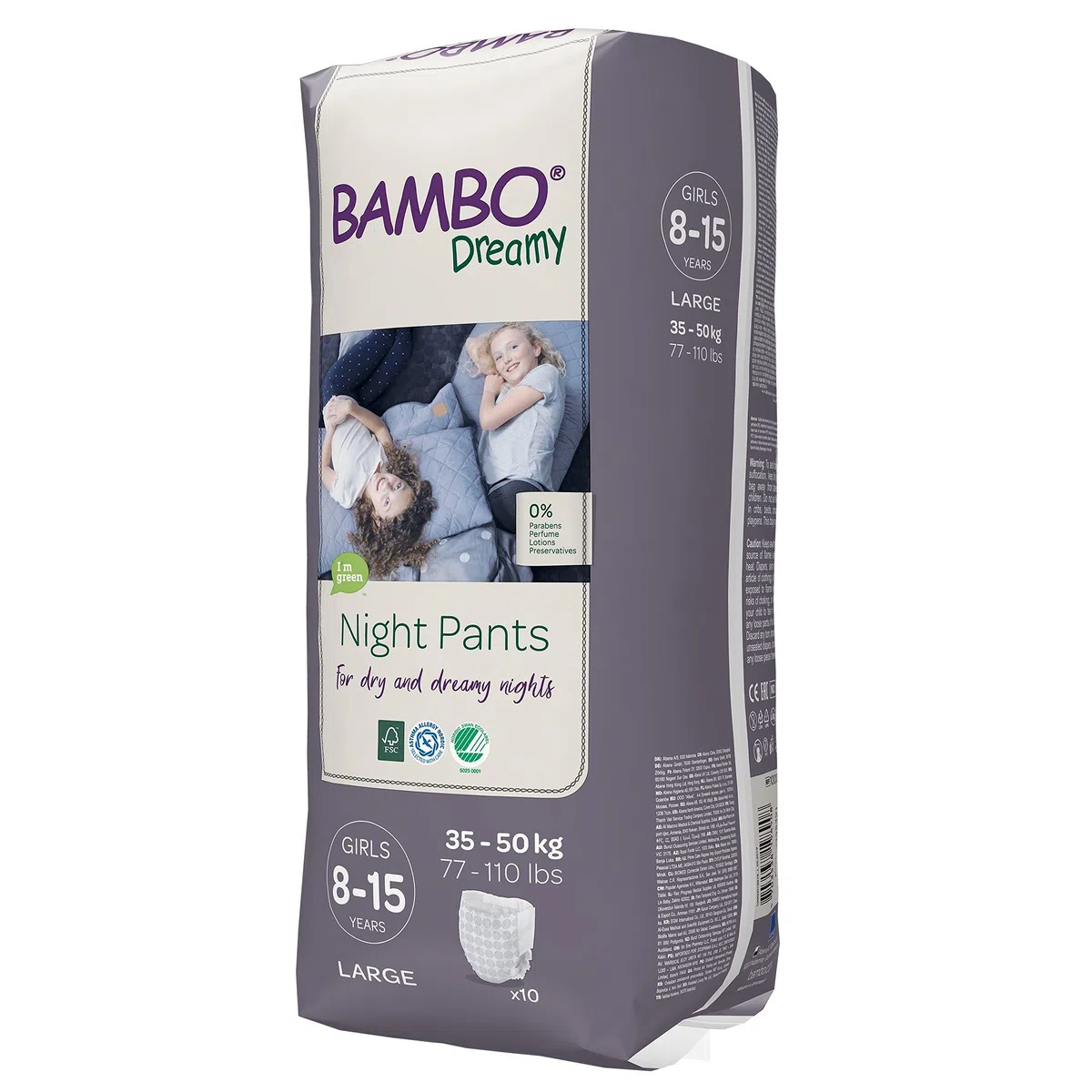 Bambo Nature, erstklassige Windelhosen für Mädchen