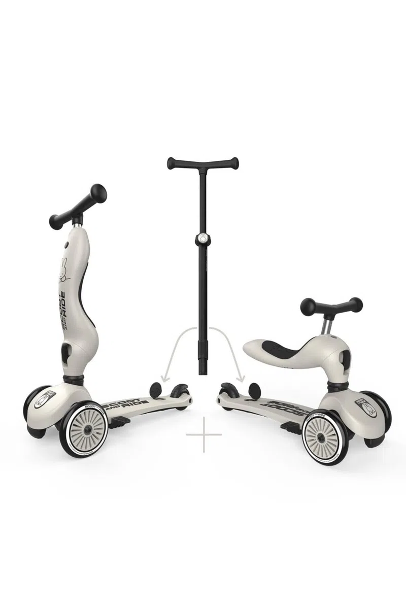 Highwaykick 1 Push and GO | Miffy Kollektion – 2-in-1 Lauflernhilfe und Kickboard