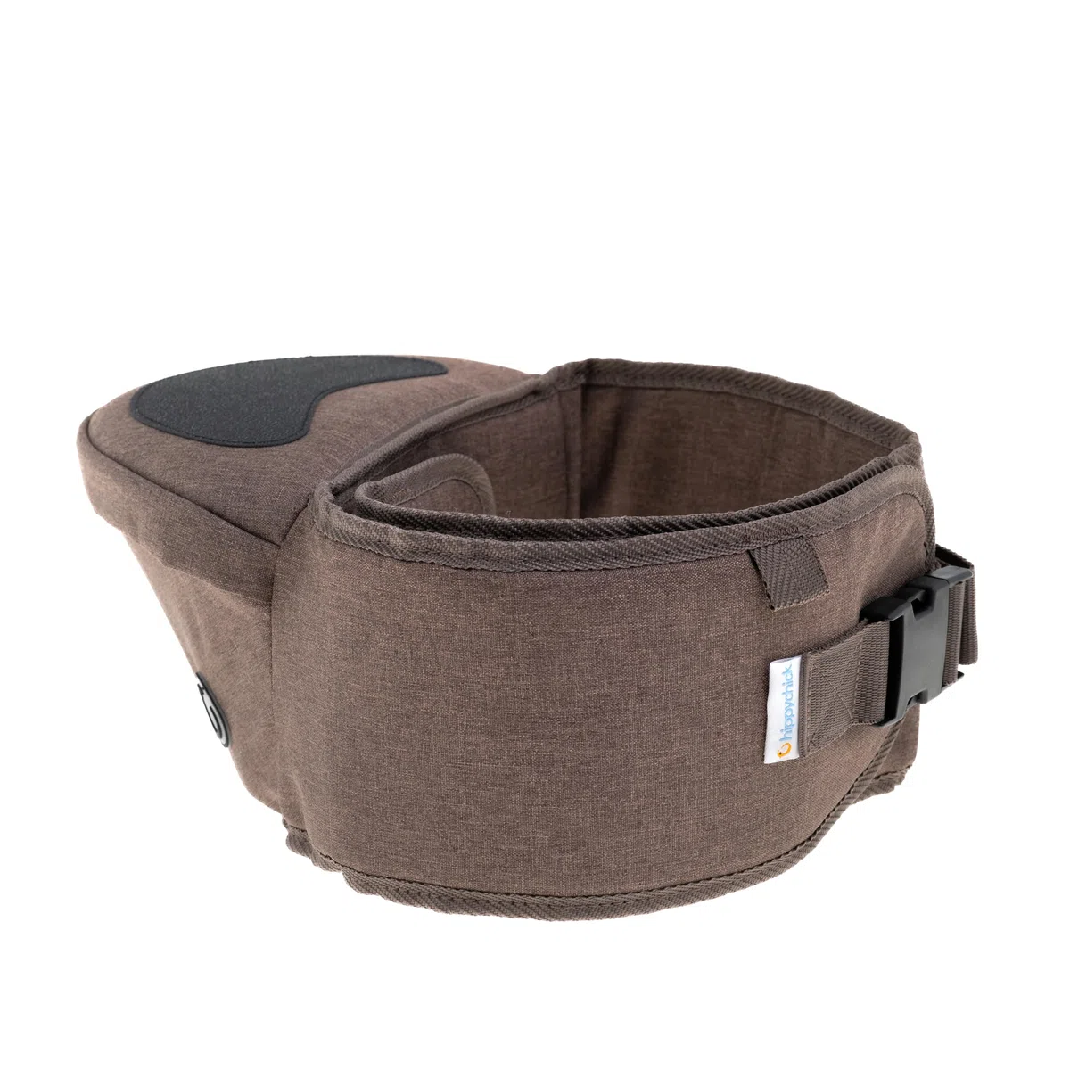 Hippychick Hipseat Babytrage Braun Leichte Rückensparende Unterstützung Taillenhocker Ergonomisches Design Verstellbarer Gurt Geeignet für Säuglinge von 6 Monaten bis 3 Jahren Denim Mokka