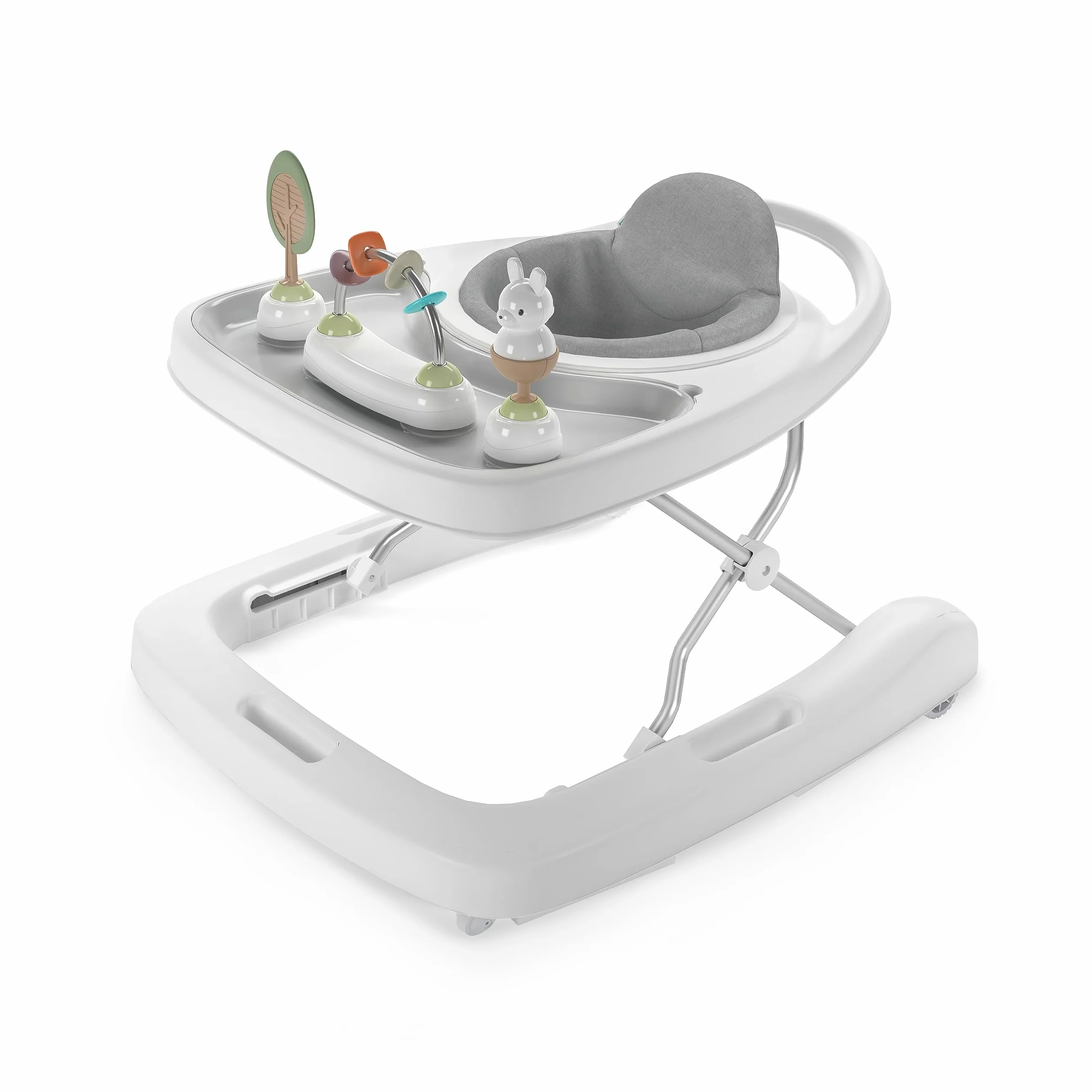 Ingenuity, Step & Sprout 3-in-1 Baby Lauflernhilfe, First Forest, Lauflernwagen mit Natur inspirierten Spielzeuge, höhenverstellbar, zusammenklappbar, einfach zu reinigen, ab 6 Monaten