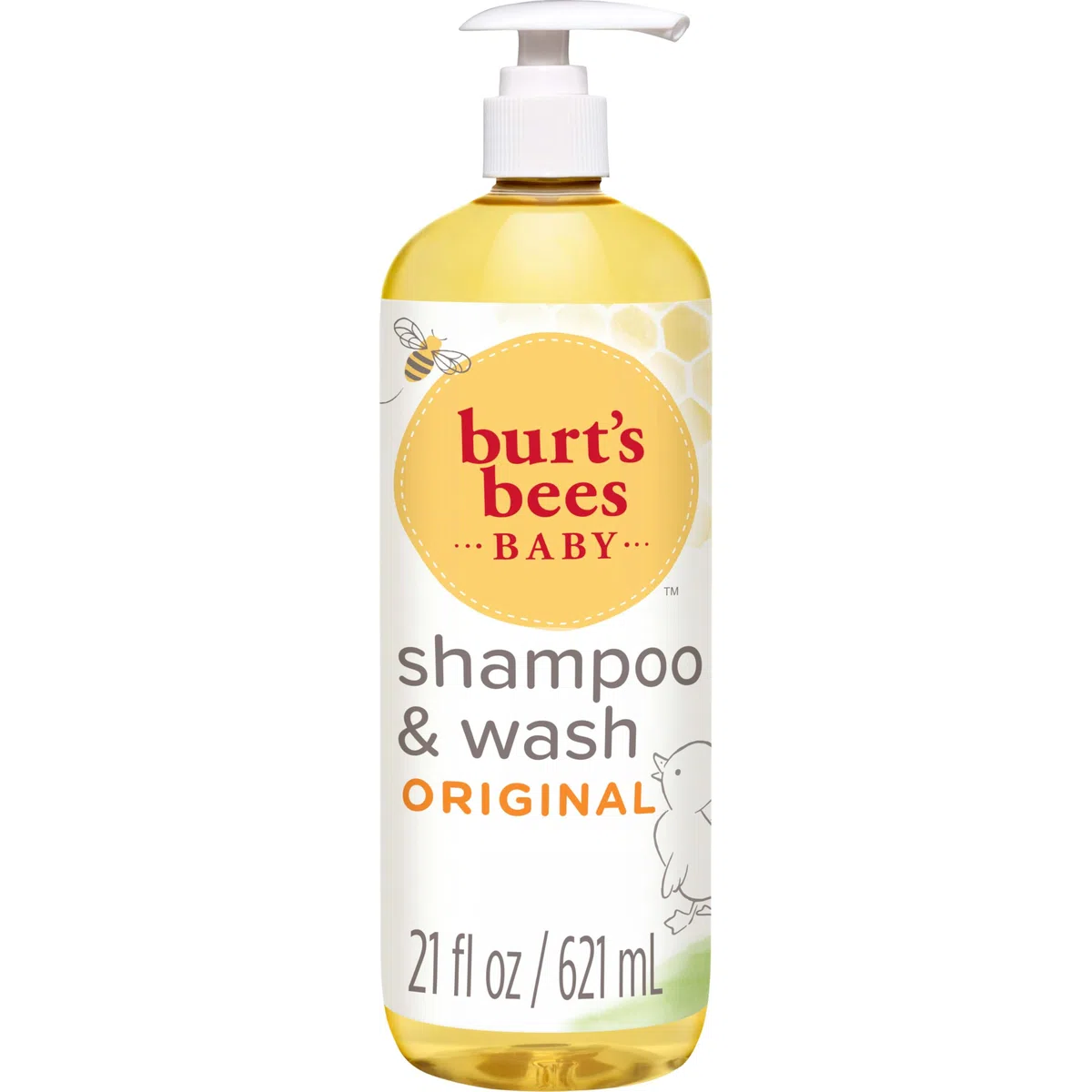 Burt's Bees Baby Shampoo & Wash, Original Tear Free Baby Soap - 21 Ounce Bottle