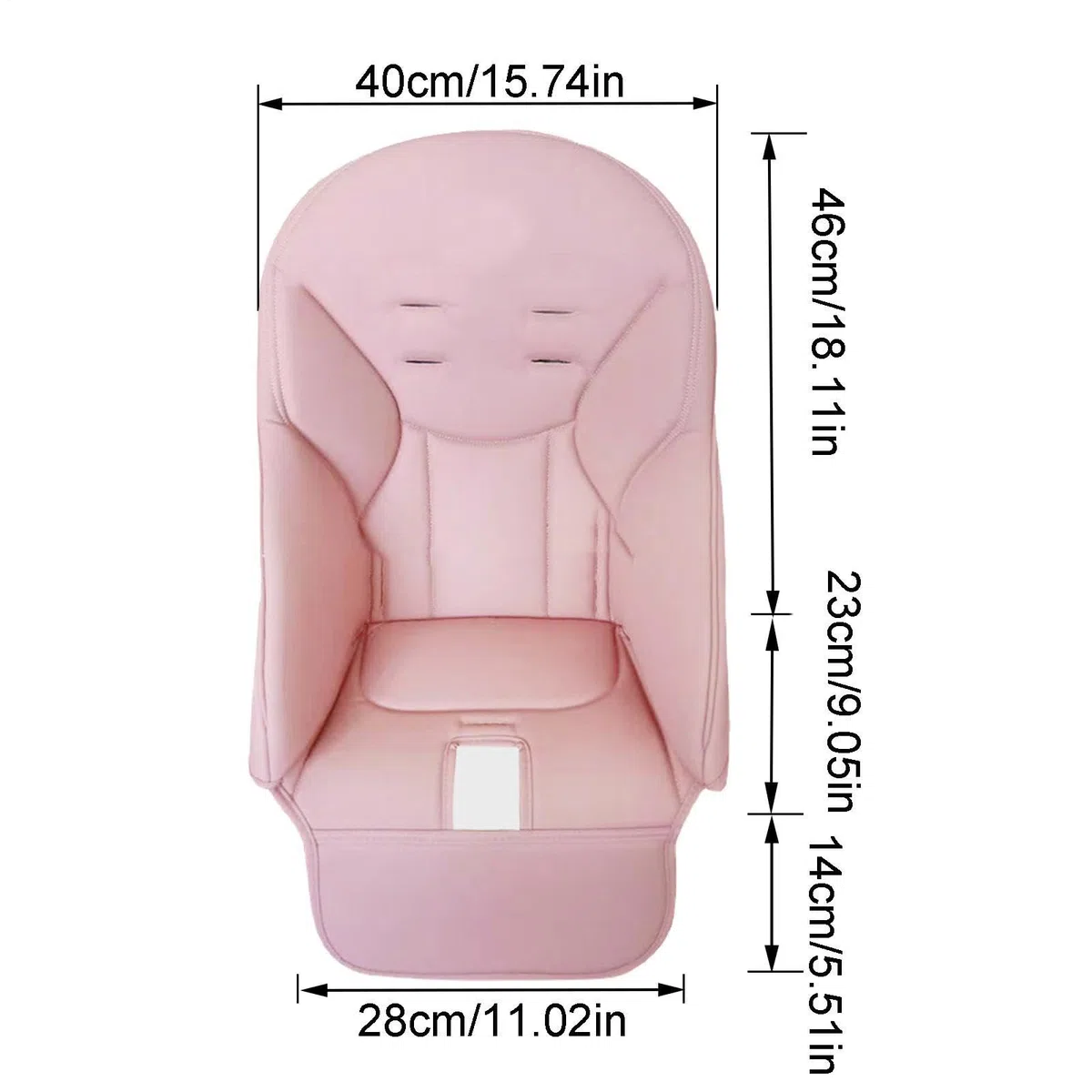 Kinder Hochstuhl Sitzkissen PU Leder Kinder Fütterungssitz Sitzkissen | Hochstuhl Sitzkissen für Enkelkinder, Söhne, Töchter, Neffen, Nichten