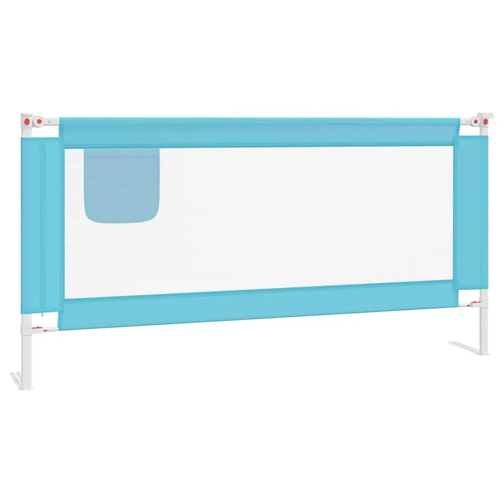 Generisch Kleinkind-Bettschutzgitter Blau 180x25 cm Stoff,Baby & Kleinkind,Babysicherheit,Baby-Bettschutzgitter-10213