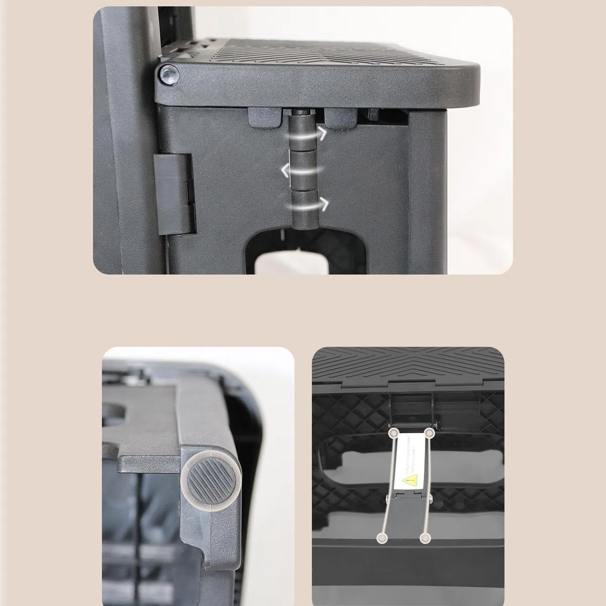 Zusammenklappbarer Tritthocker Leichte, Breite Zweistufige Trittleiter | Belastbar Bis 113 Kg Küchen-Trittleiter, Küche, Badezimmer, Büros, Bibliothek, Innen- Und Außenbereich