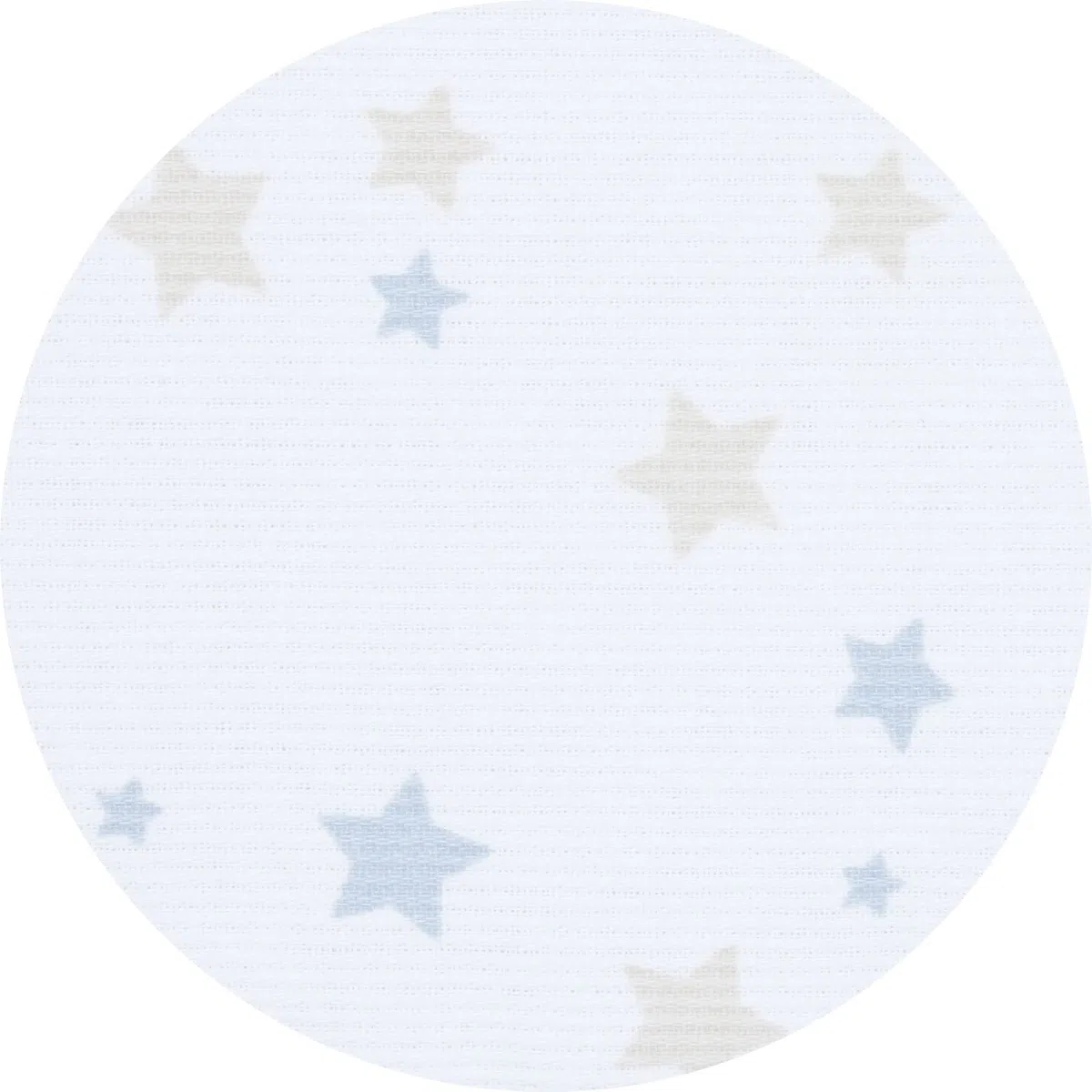 babybay Nestchen Piqué passend für Modell Boxspring XXL, weiß Sternemix sand/azurblau