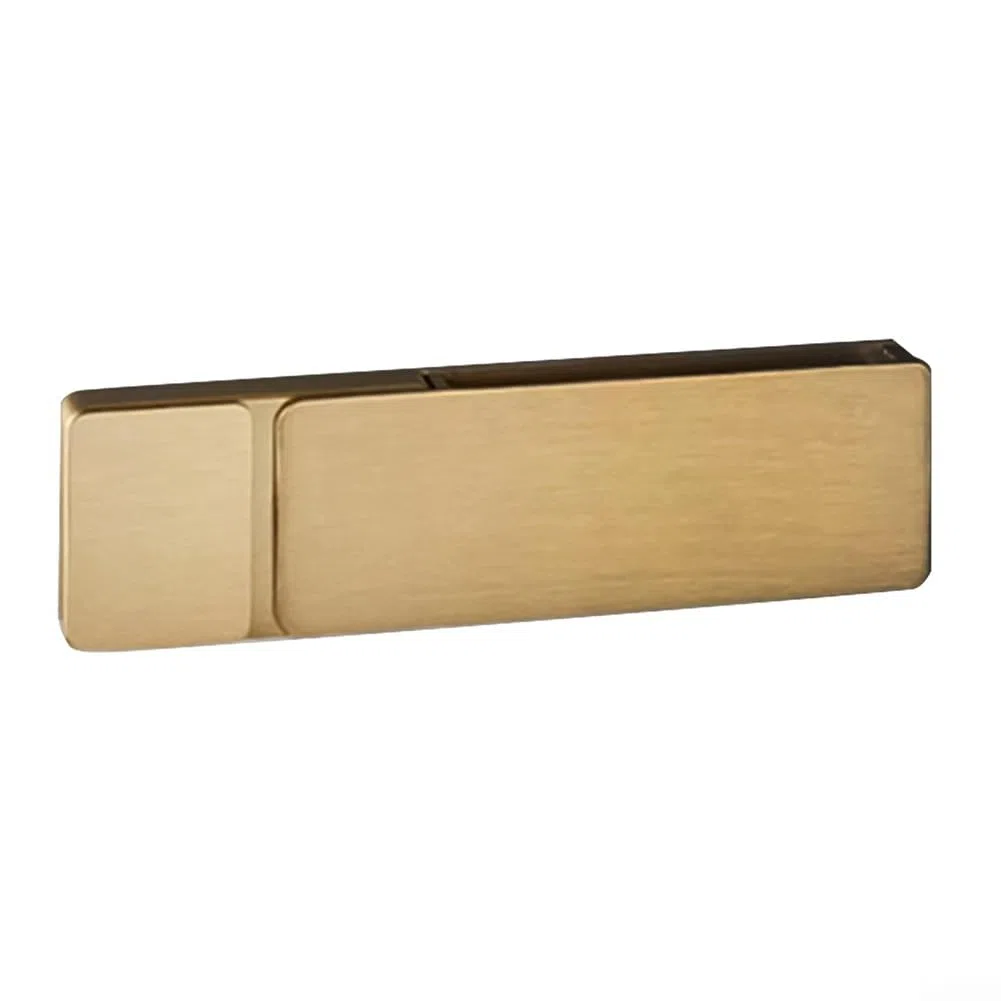 Innentürschloss aus reinem Kupfer, saugbasiert, leiser Betrieb, modern, rostfrei, poliert, einfache Installation, schwarz, weiß, gold, grau, für Schlafzimmer, Kinder (Gold)