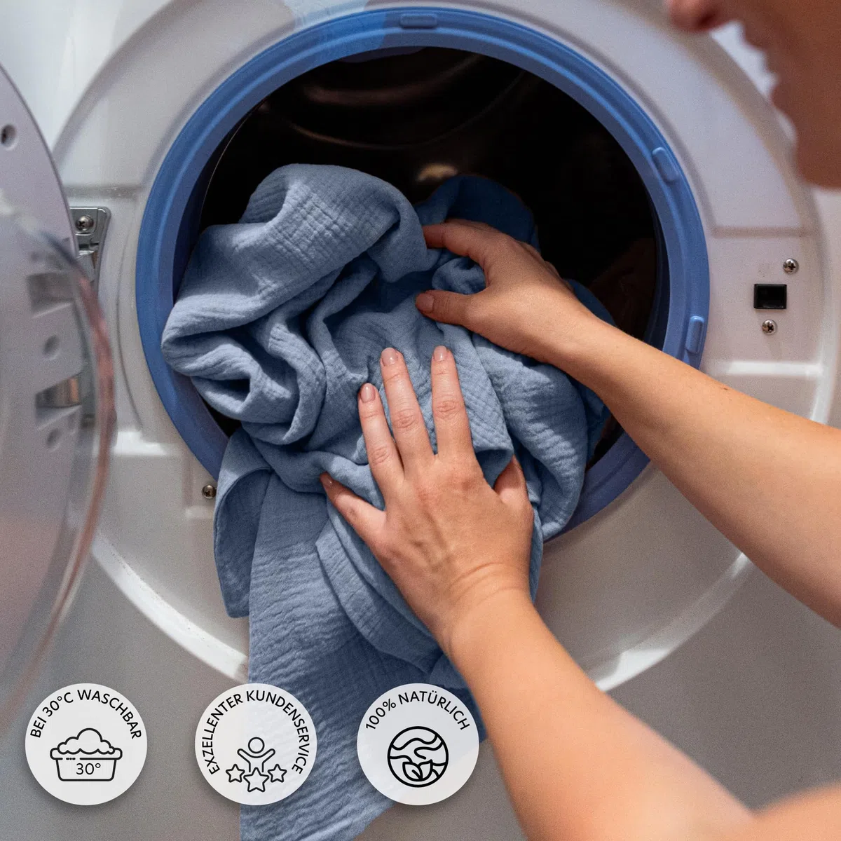 lilimaus Betthimmel Babybett in 12 Farben [inkl. Himmelstange] - Himmel Babybett aus 100% Baumwolle Musselin - Betthimmel Mädchen & Jungen - Himmelbett Vorhänge mit Stange - Kinder Babyzimmer Deko