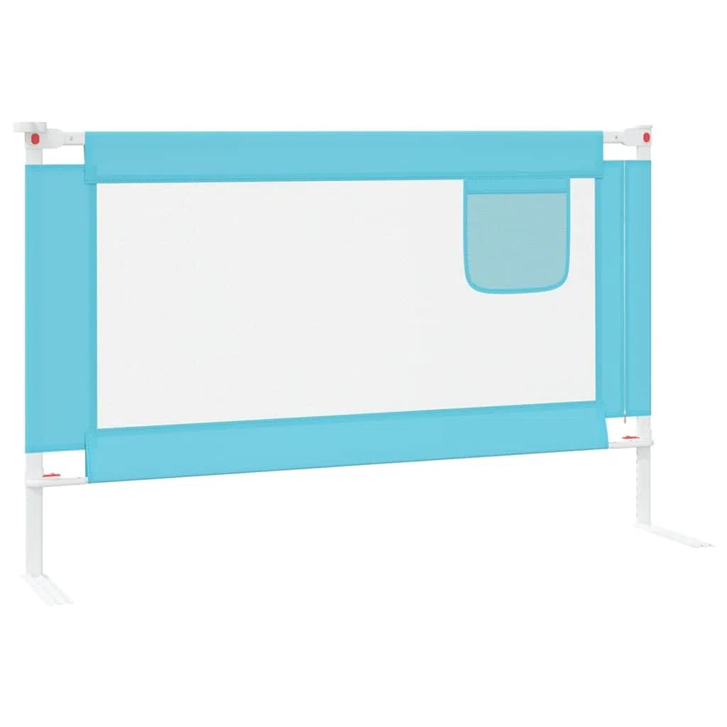 Generisch Kleinkind-Bettschutzgitter Blau 120x25 cm Stoff,Baby & Kleinkind,Babysicherheit,Baby-Bettschutzgitter,10209