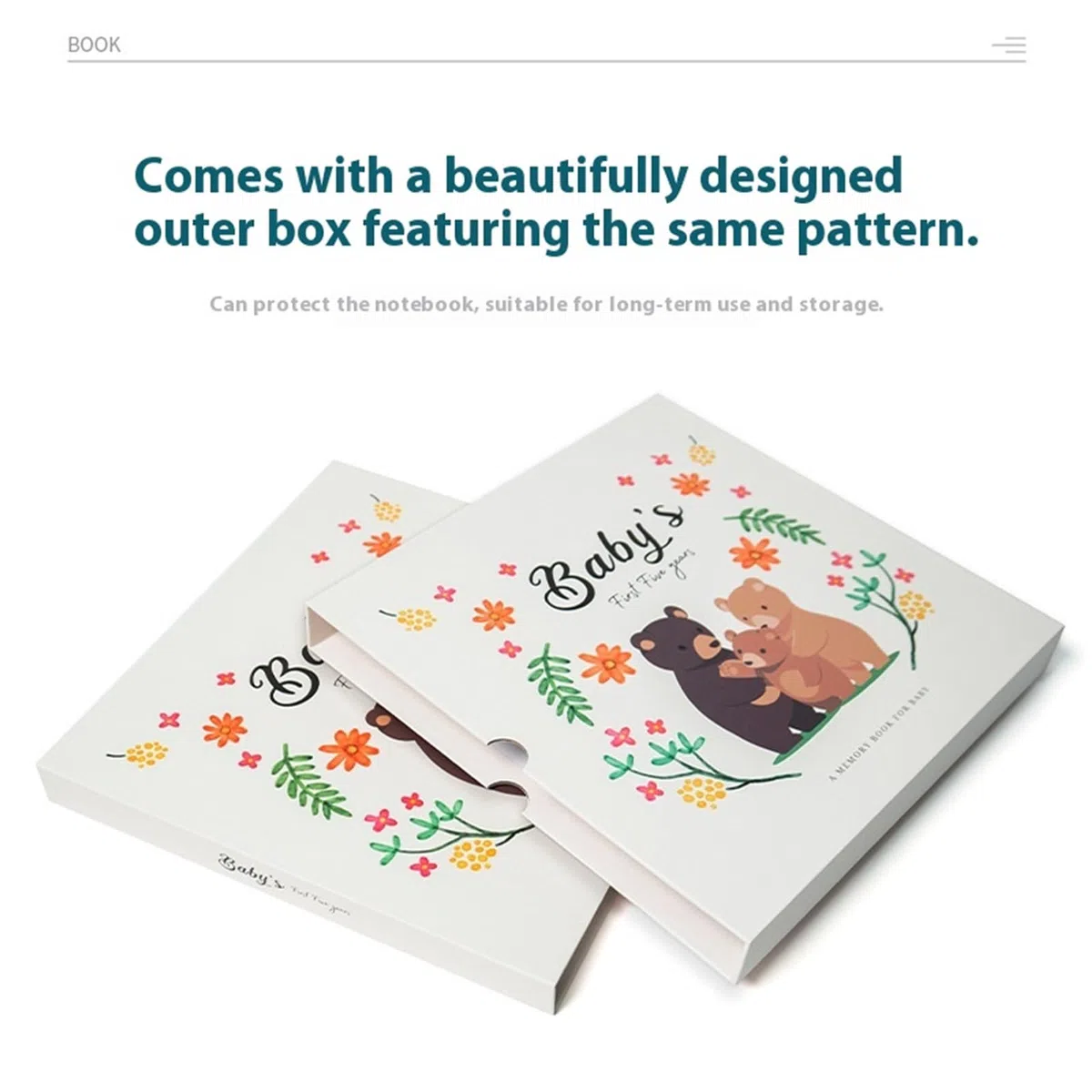 Baby Growth Journal To Document Milestones Development Data Scrapbook For Birthdays Shower Gifts Development Record Book
