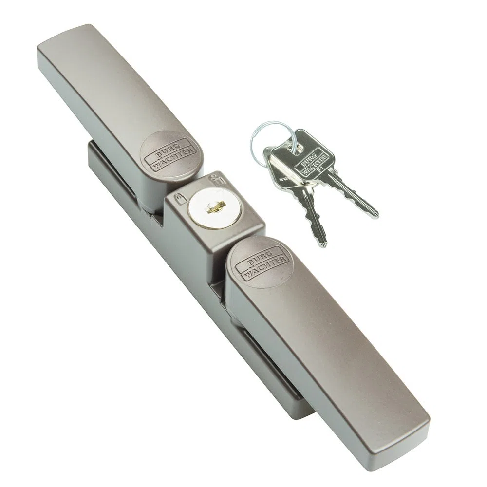 Burg Wächter Winsafe WS 22 BR SB Fenstersicherung, Braun, 205 x 150 x 46 (Packung mit 3)
