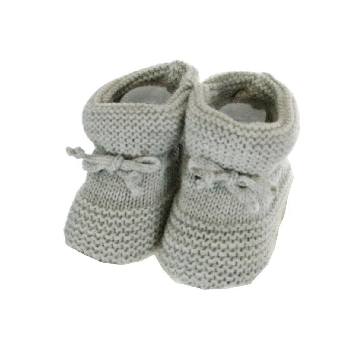 Große Windeltorte mit Babybooties grün neutral / 59-teilig / 3-stöckig