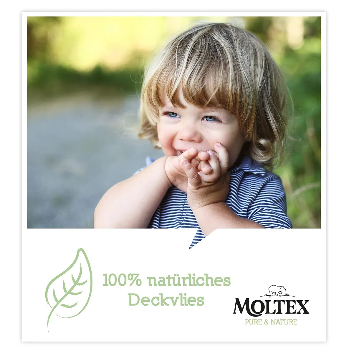 Moltex Pure & Nature Öko Windeln Größe 2 Mini (3-6 kg) Monatsbox -152 Bio Windeln