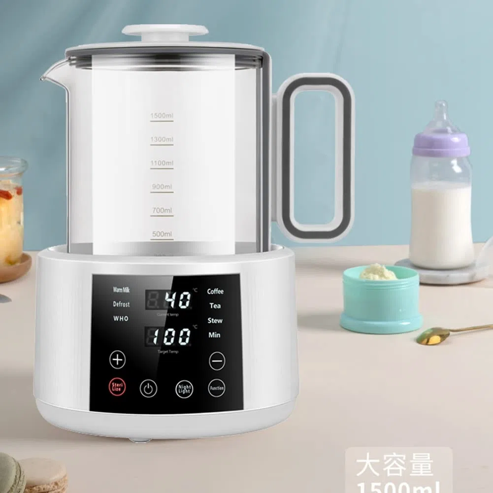 Tragbare Babyflasche 6in1 Schnellwärmer für Babynahrung für Muttermilch/Nahrung/Milch/Tee/Kaffee Euplug