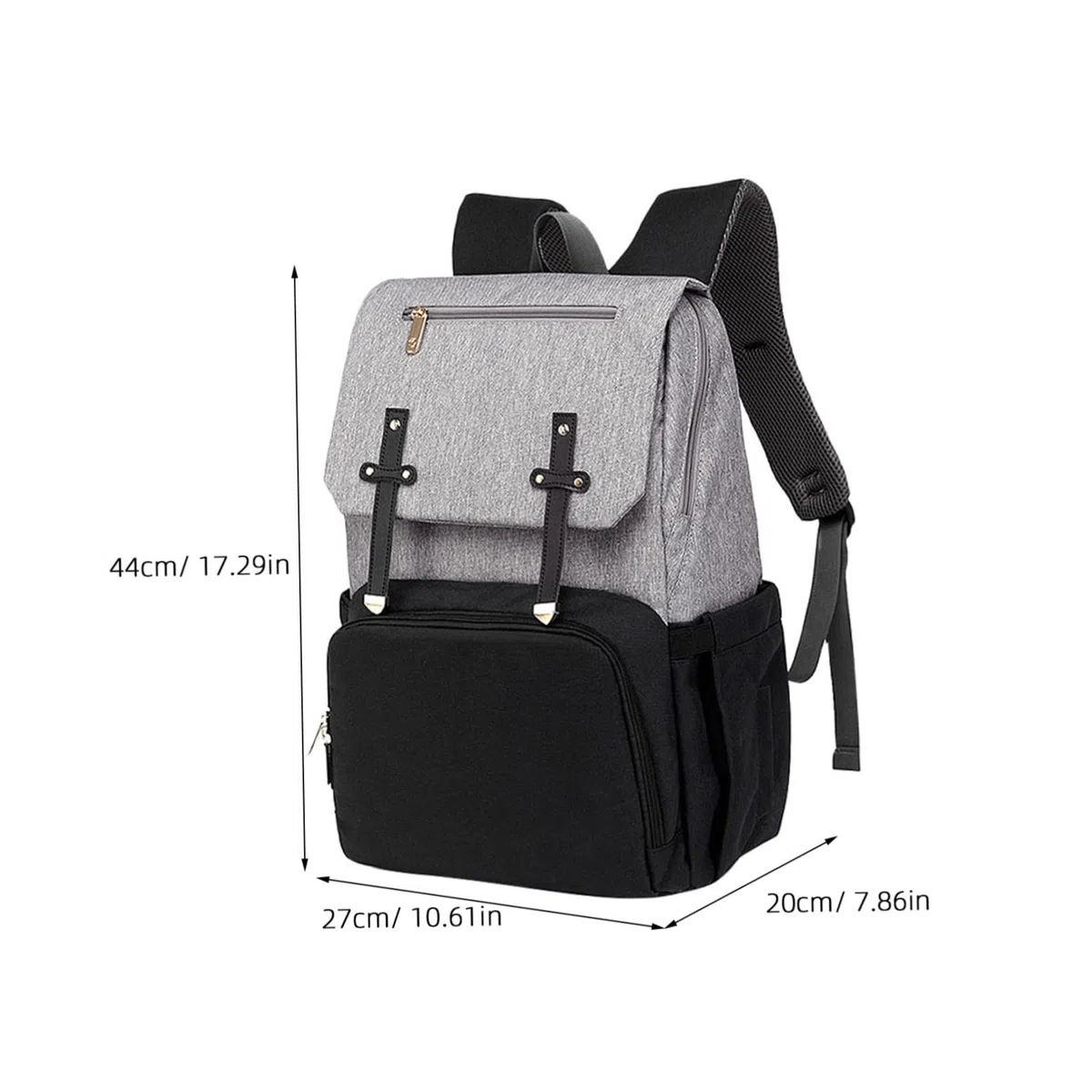 GALPADA Mehrzweck Mama Rucksack aus Oxford Stoff mit Großer Kapazität und Doppelter Schultertasche zum Reisen und Einkaufen für Mama
