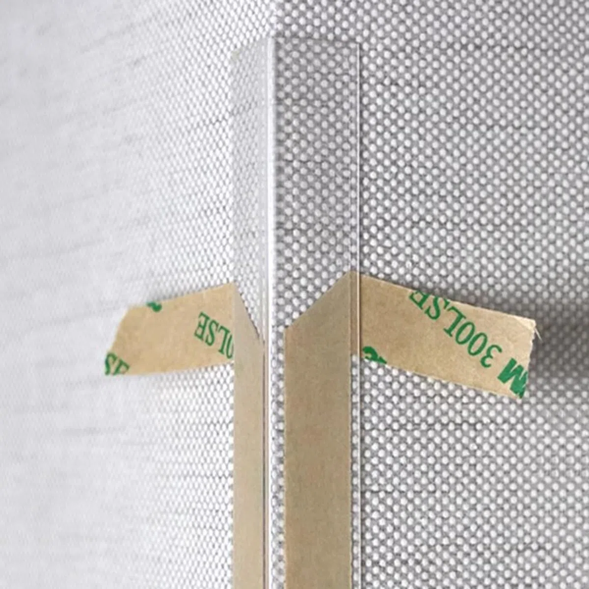 Klarer Kantenschutzstreifen, L-Form, Wand-Eckenschutz, Eckschutz, klare Ecke, Möbel-Stoßstange, Dekorabdeckung, transparenter Eckenschutz, Kunststoff, selbstklebende Eckleiste