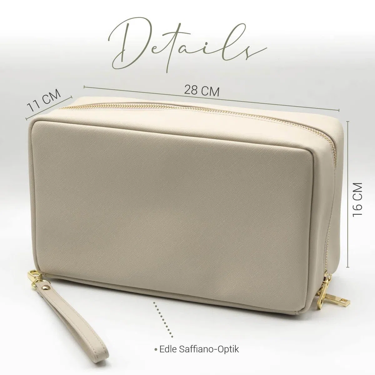 Little ELLA Wickelclutch, Windelorganizer mit vielen verschiedenen Fächern (mint)