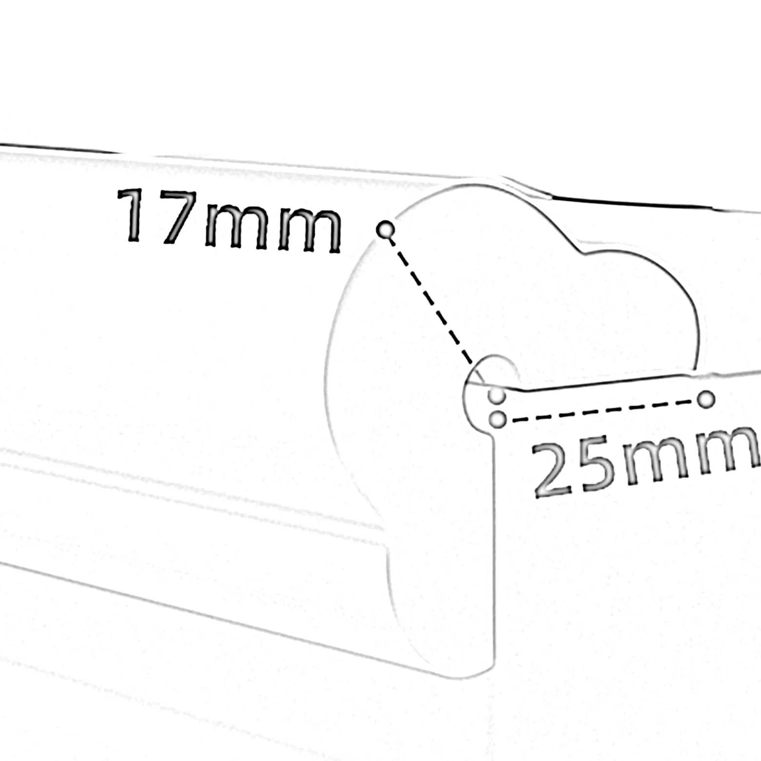Selbstklebende Eckenschutz aus weichem Schaumstoff, L-Form, Stoßstangenschutz für Tische, Stühle, Schränke, Möbel, Kanten-Eckenschutz